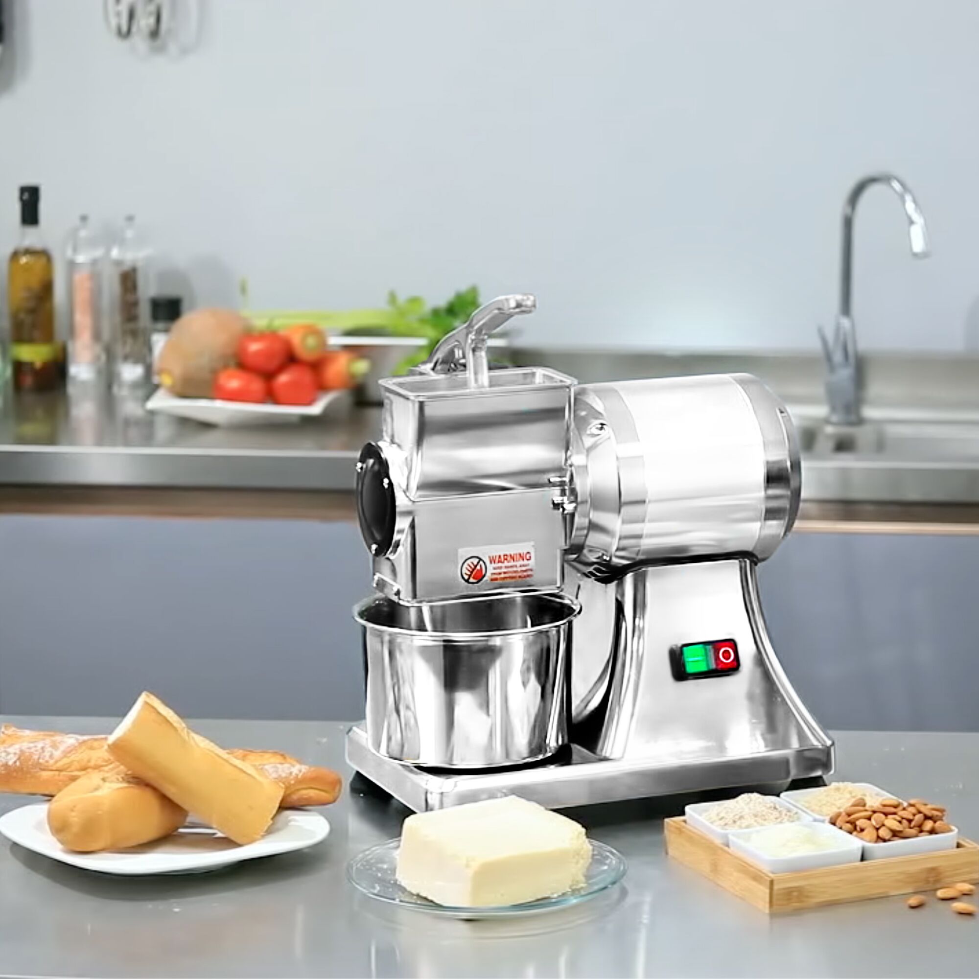 Râpe à parmesan / fromage à pâte dure - 550 watts - capacité : 40 kg/h