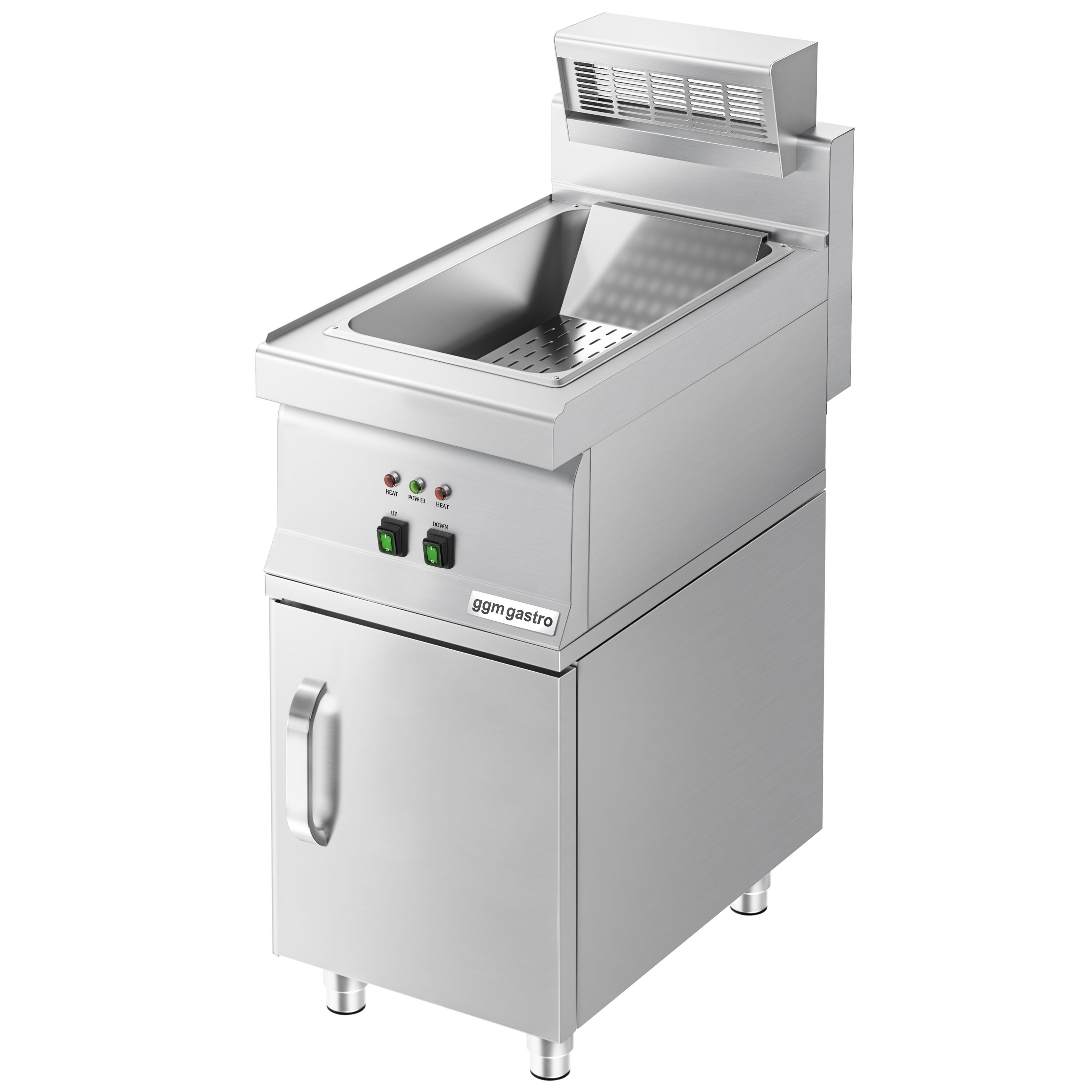 Chauffe-Frites - 1,17 kW - 1x GN 1/1 - incl. Soubassement avec 1 Porte