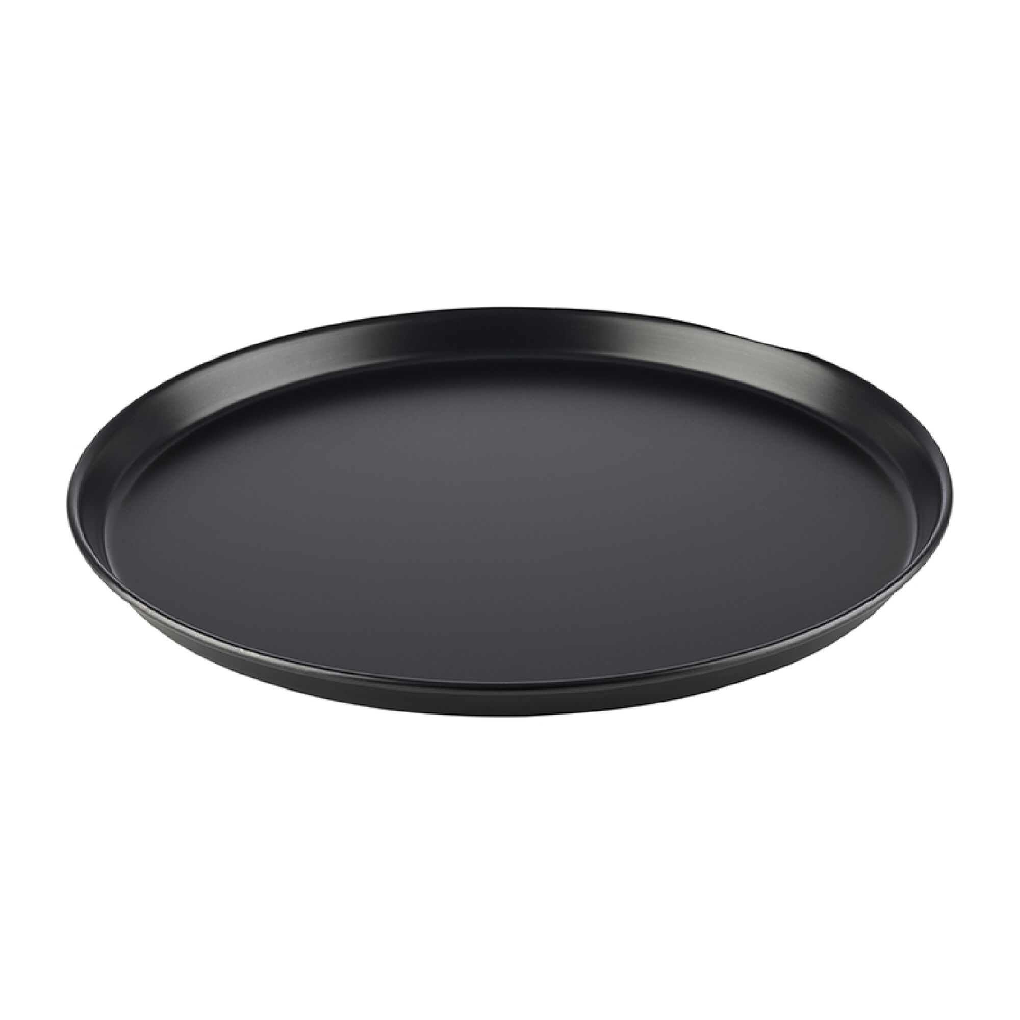 (6 pièces) Plaque à pizza - tôle bleue - Ø 360 mm - hauteur : 25 mm
