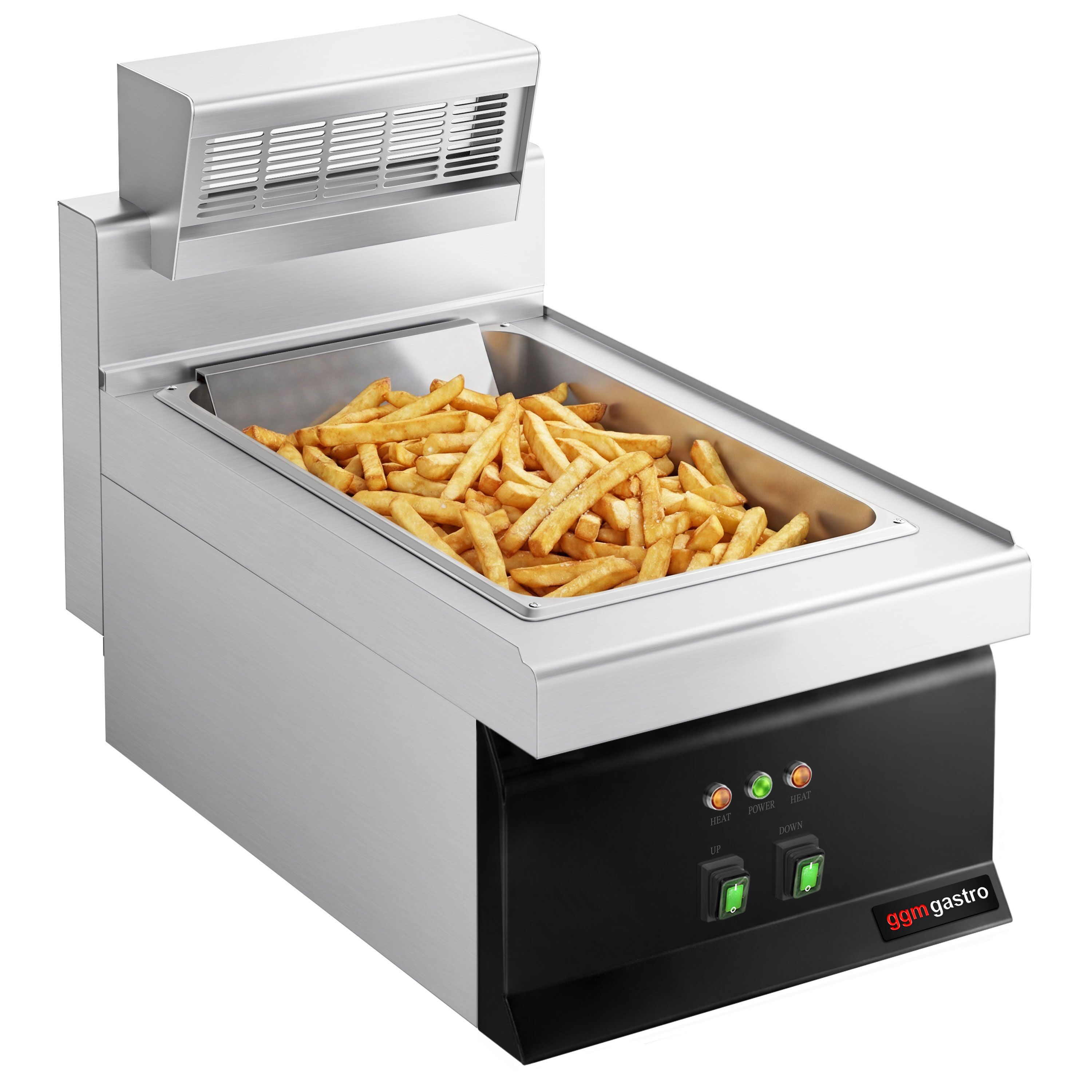 Electric Chip Scuttle - 1.17kW - 1x GN 1/1 - Countertop