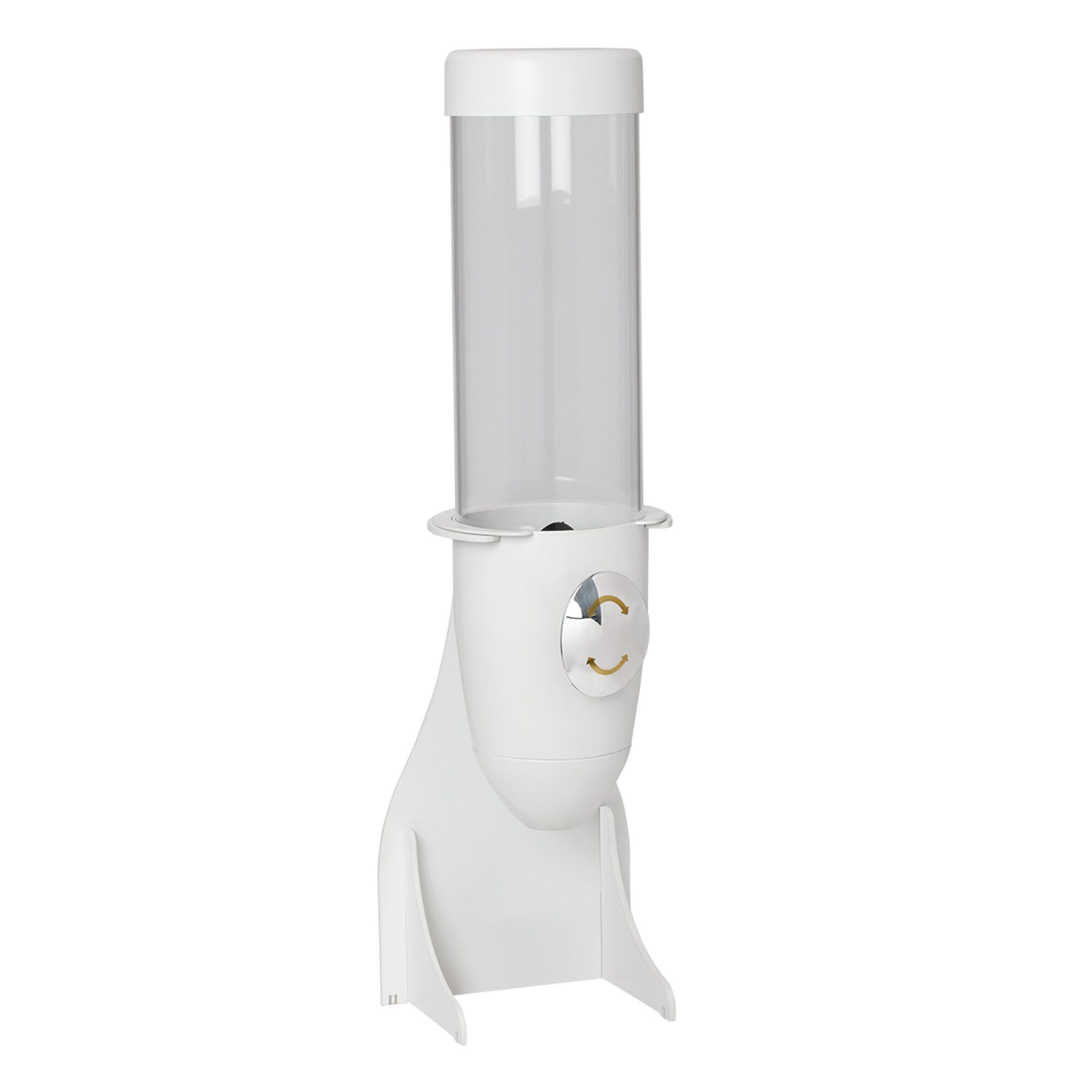 Cereal Dispenser - White - Rotary Dispense - White