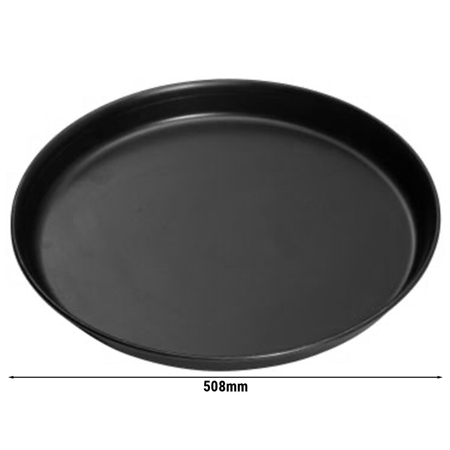 Pizzaplaat - blauw plaatstaal - Ø510mm