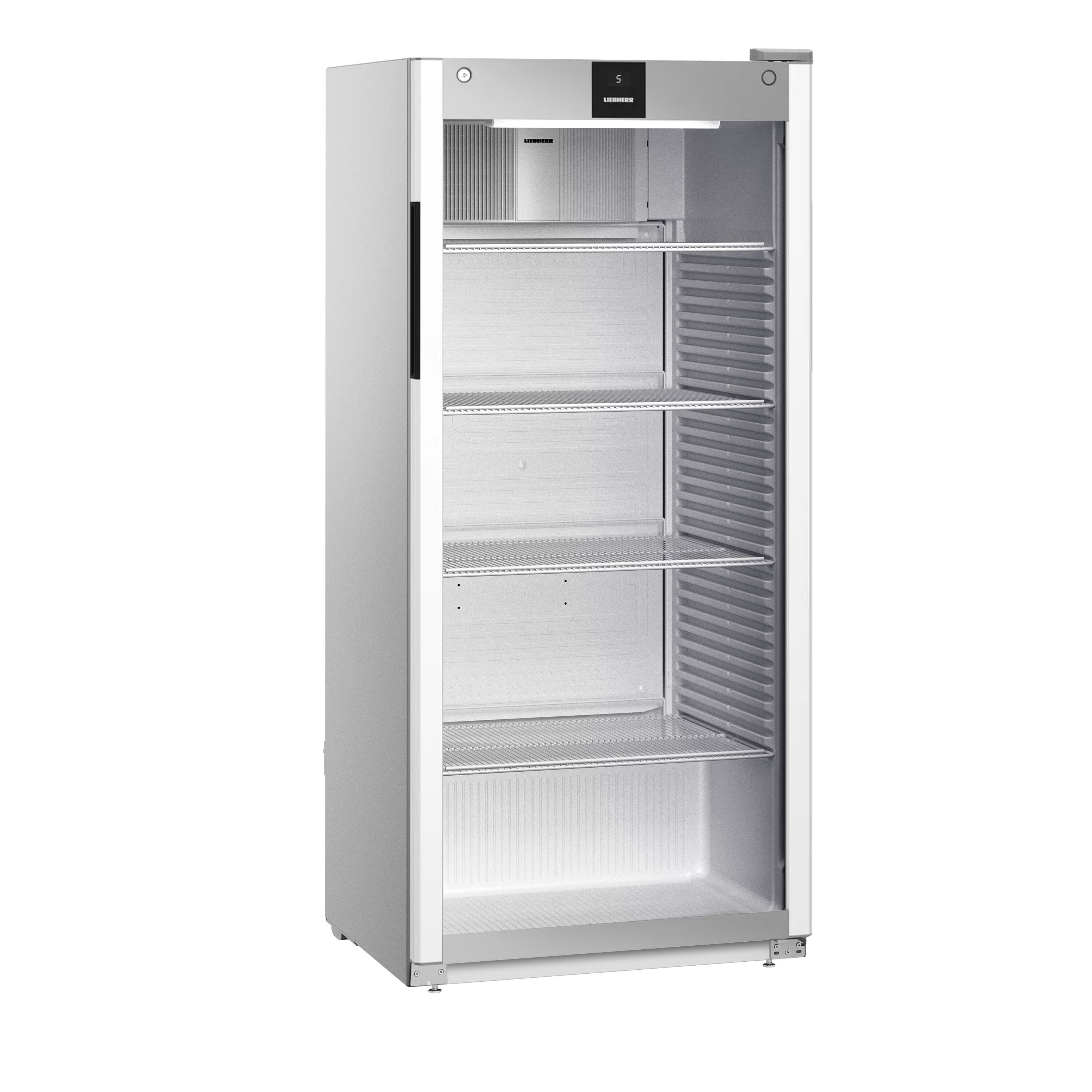 LIEBHERR | Kühlschrank PERFORMANCE - 569 Liter - Innen Kunststoff - mit 1 Glastür - Grau