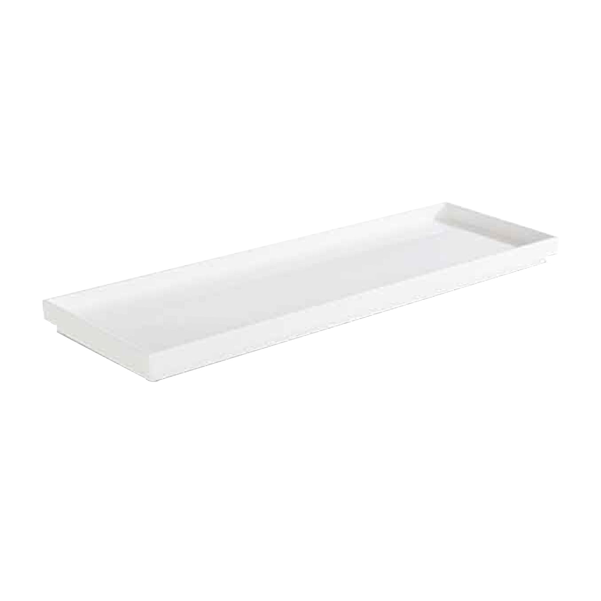 (6 pièces) Plateau GN 2/4 – ASIA PLUS – Mélamine – Hauteur : 30 mm – Blanc