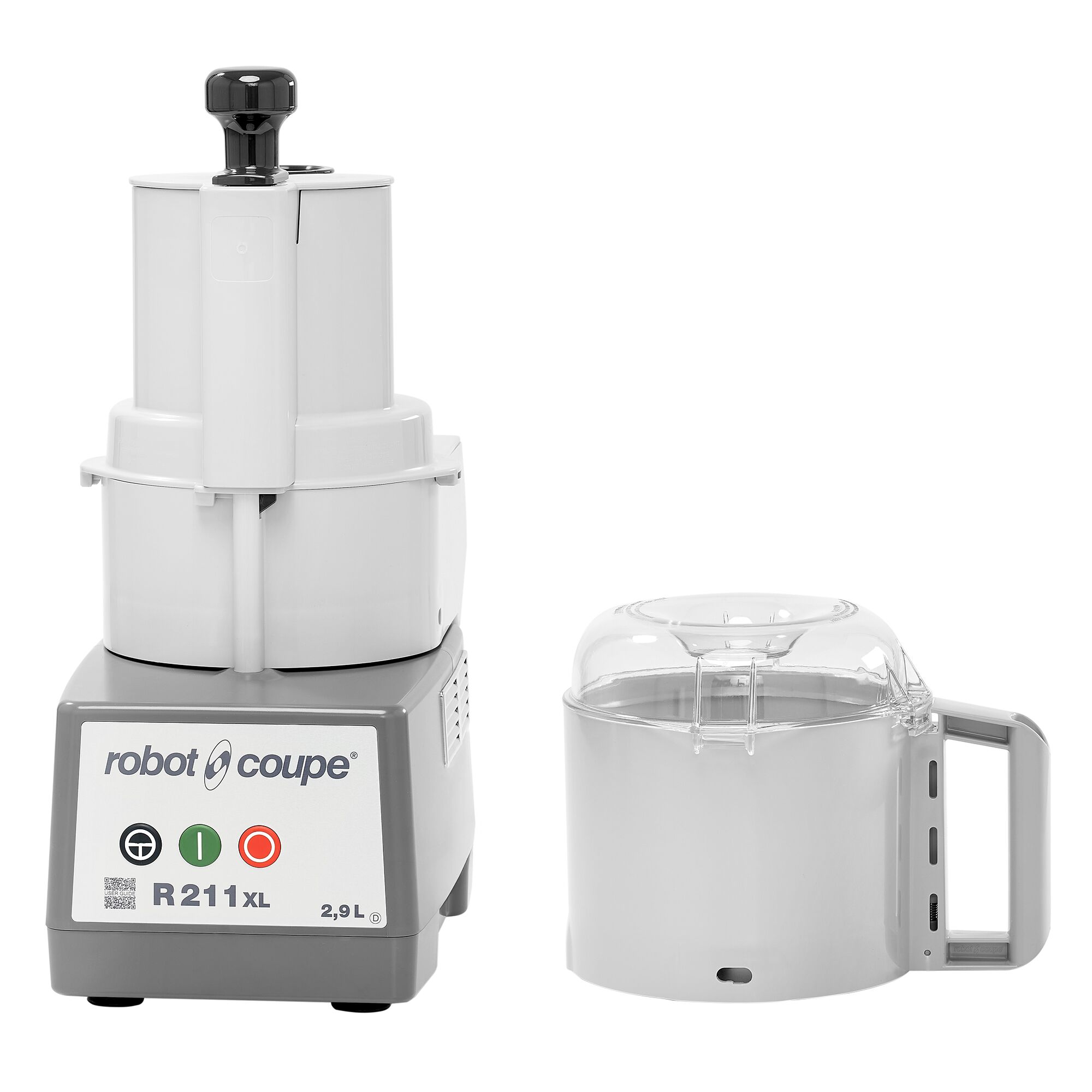 ROBOT COUPE | R 211 XL - Allzweck-Küchenmaschine / Gemüseschneider / Cutter - 2,9 Liter - 550 Watt - 1500 U/min - seitlicher Auswurf