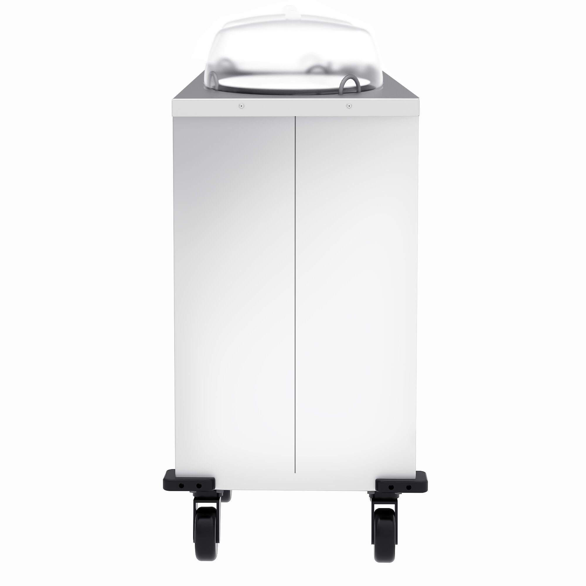 Tellerspender - beheizt - 2 kW - mit Rollen - 100 Teller