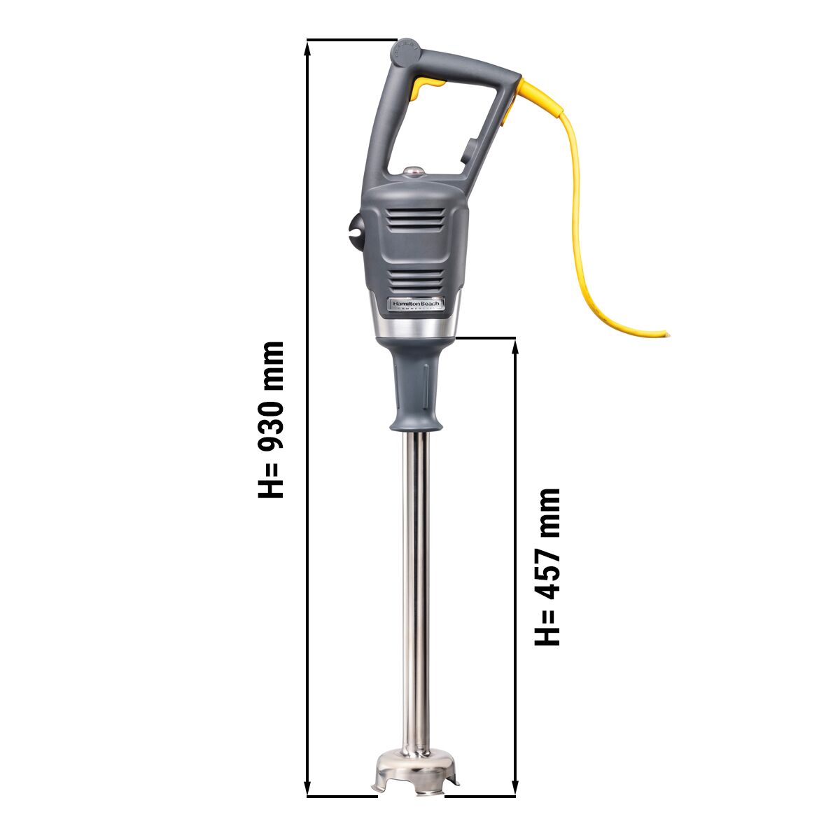 HAMILTON BEACH | BigRig™ HMI018 Stick/Hand Blender 1 kW, 457 mm Shaft – Variable 3,000–15,000 rpm