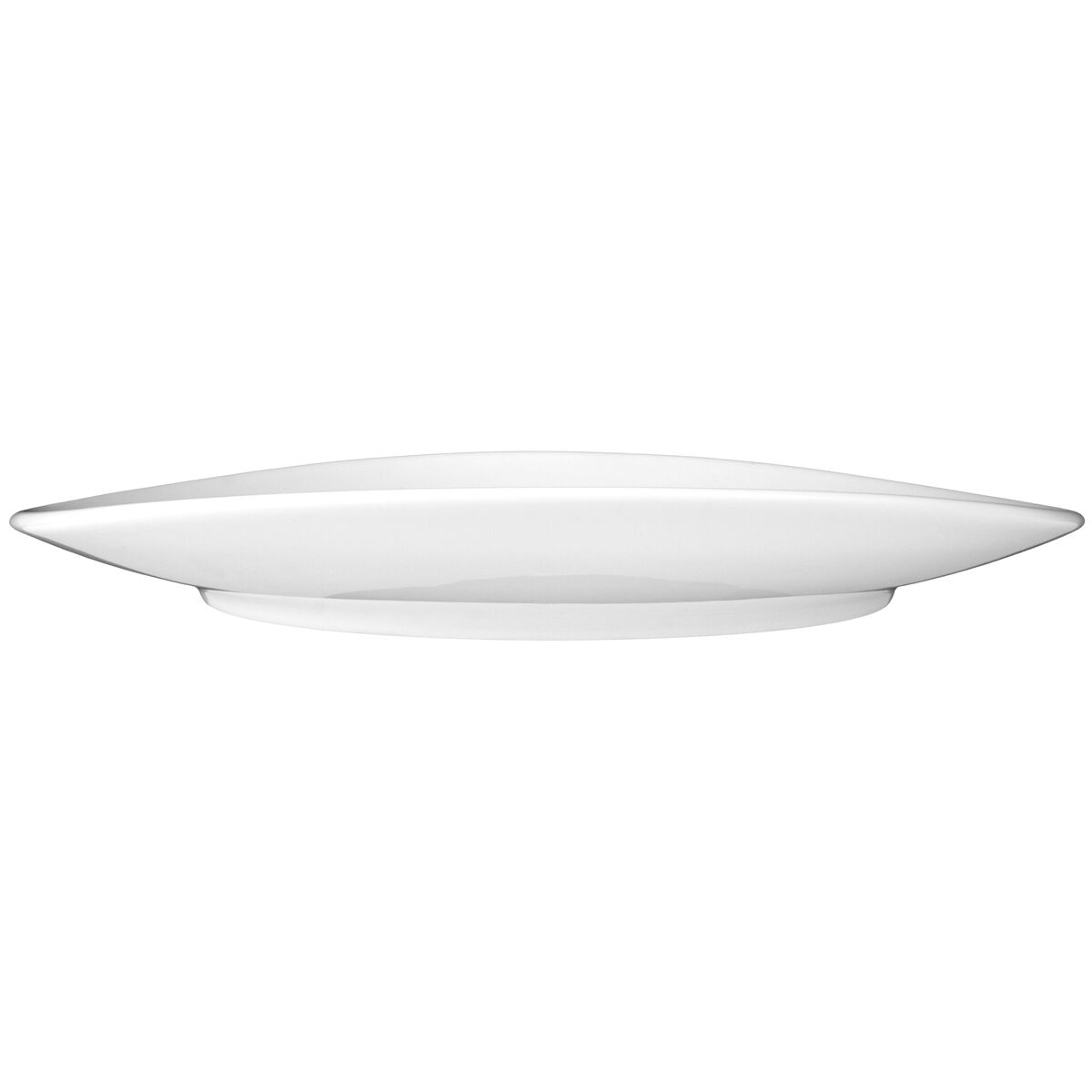 (6 stuks) SELTMANN WEIDEN | Bord - plat ovaal - 302x277mm - Wit