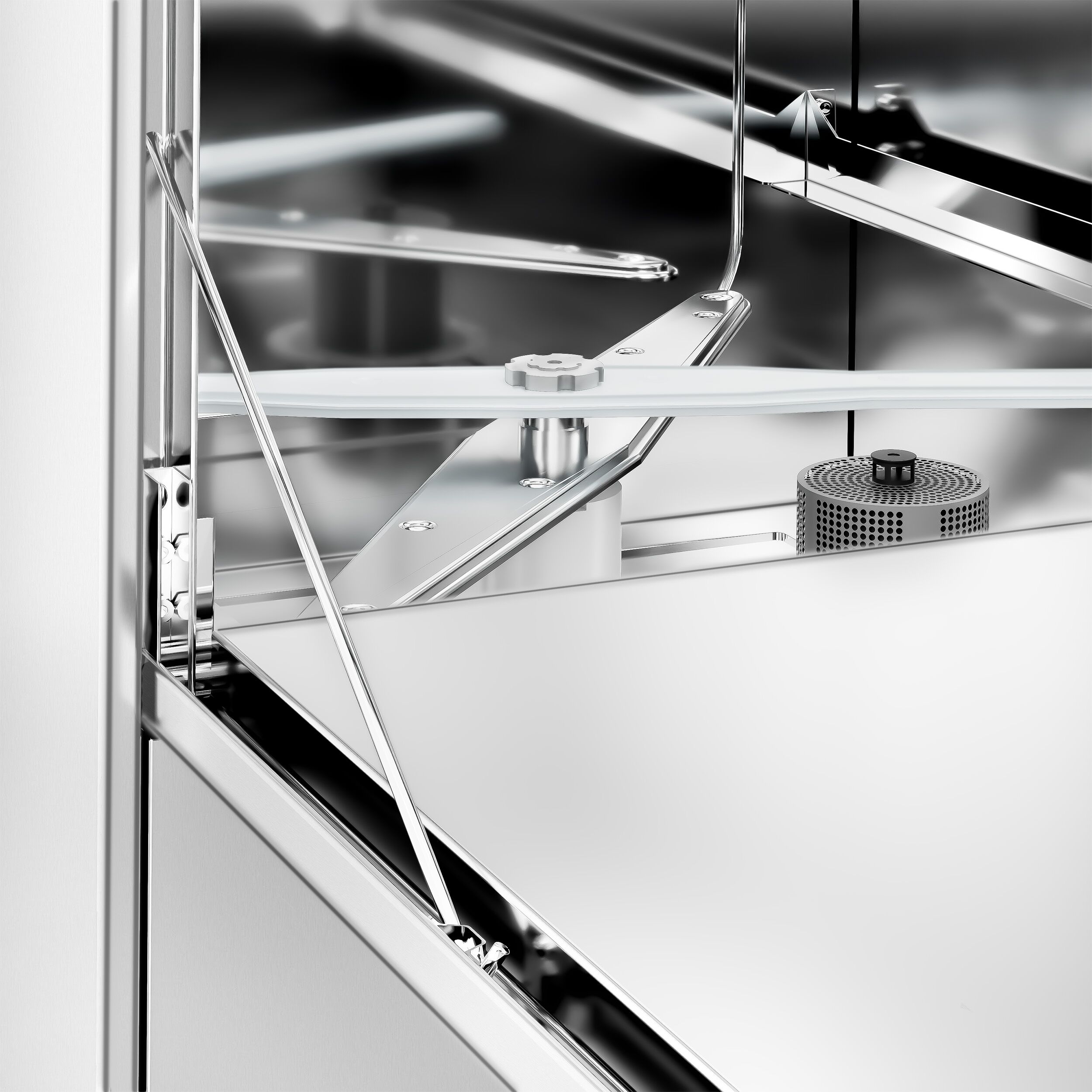 Compact Glasswasher - Manual - 2.97kW - with Drain Pump, Detergent & Rinse Aid Pumps