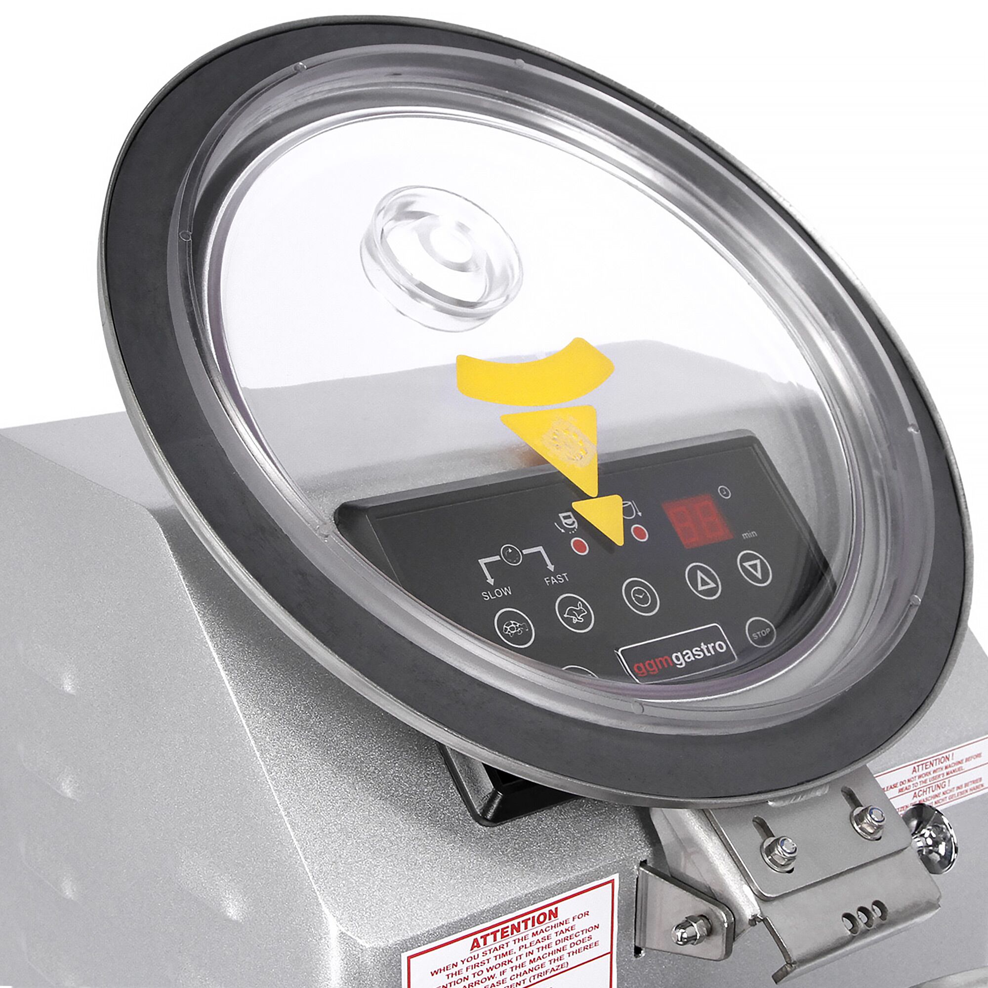 Cutter mélangeur - 15L - 900W - 400V - 750-1500tr/min