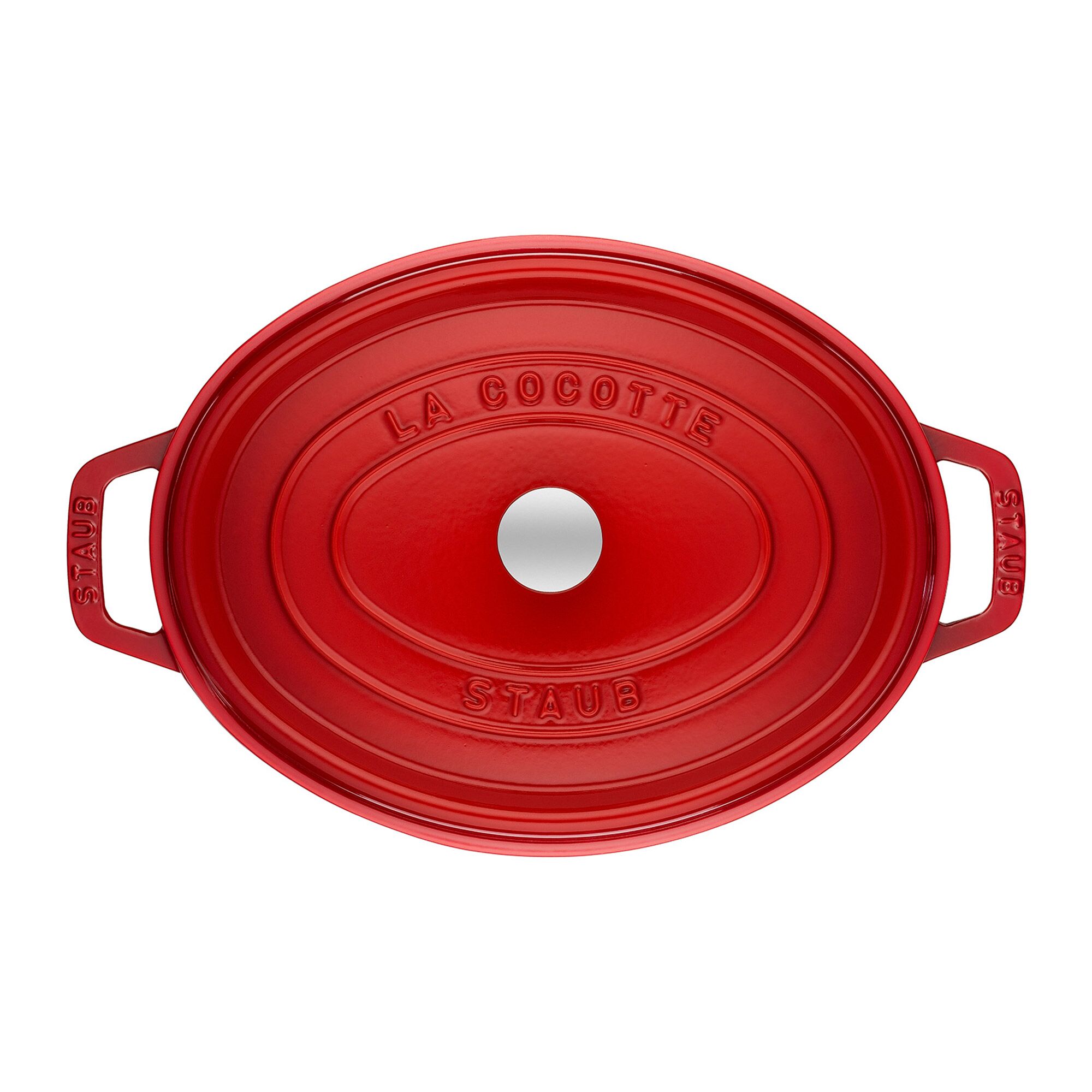 STAUB | LA COCOTTE - Cocotte - oval - 290mm - gjutjärn - körsbärsröd