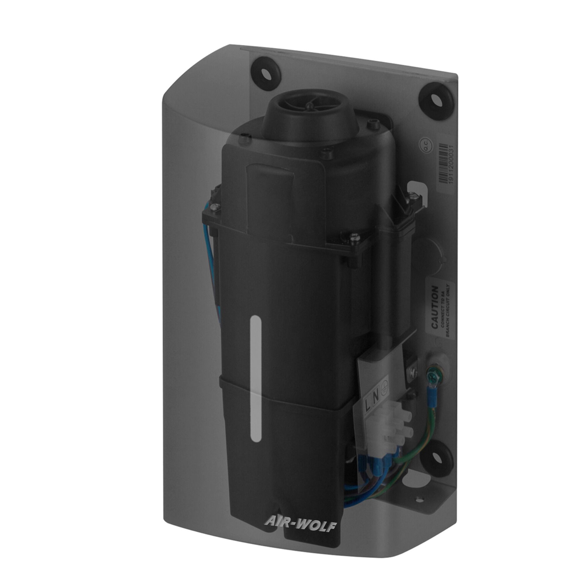 (2 pièces) AIR-WOLF | Sèche-mains avec capteur infrarouge – inox noir mat