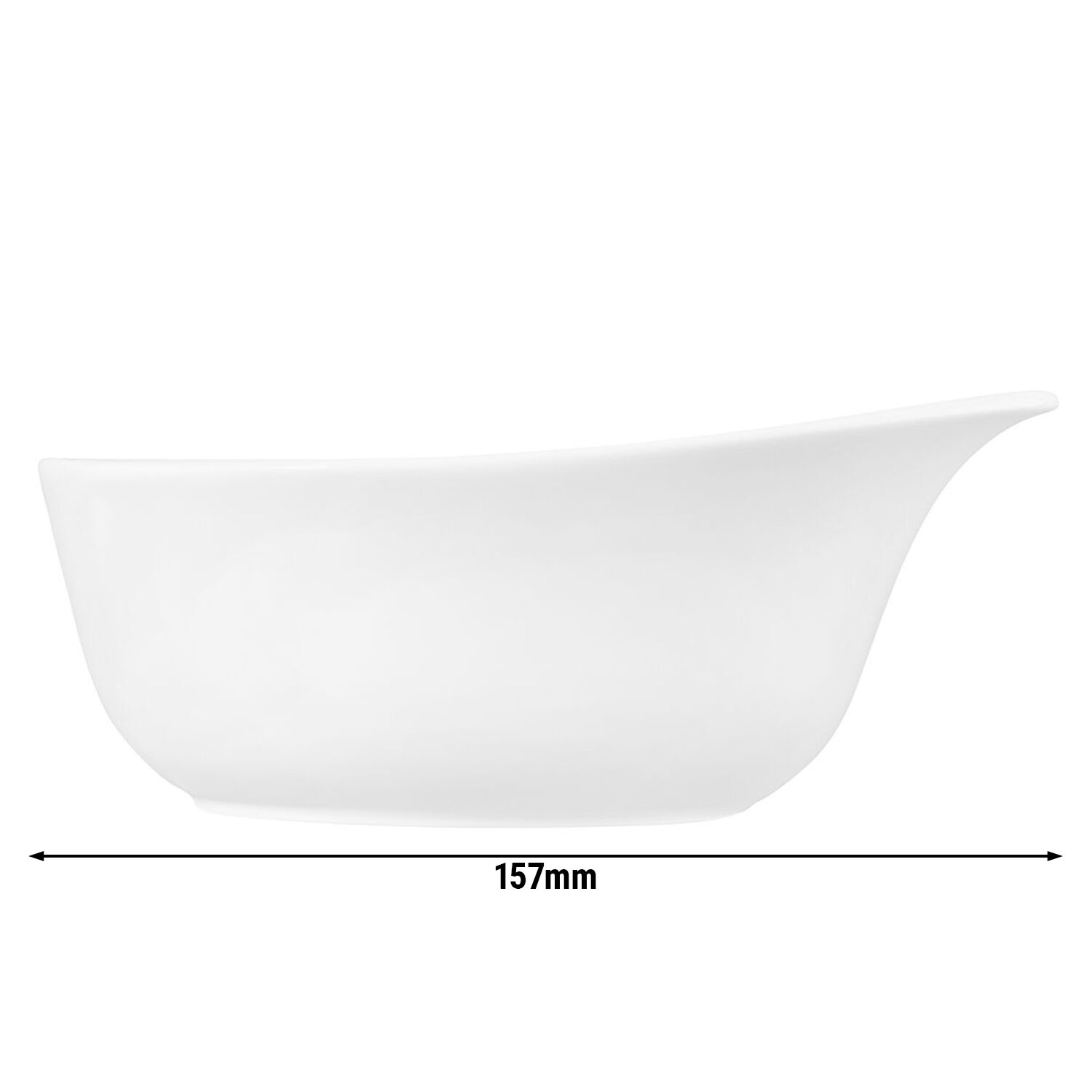 (2 pièces) SELTMANN WEIDEN | Bol à muesli avec poignée - 0,45 L - Blanc