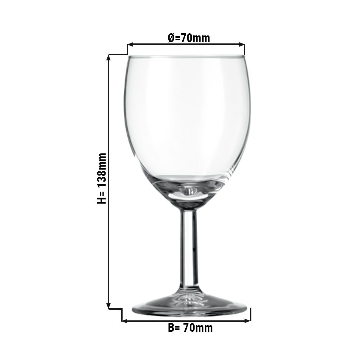 (6 Pièces) Verre à Vin - GILDE - 200 ml