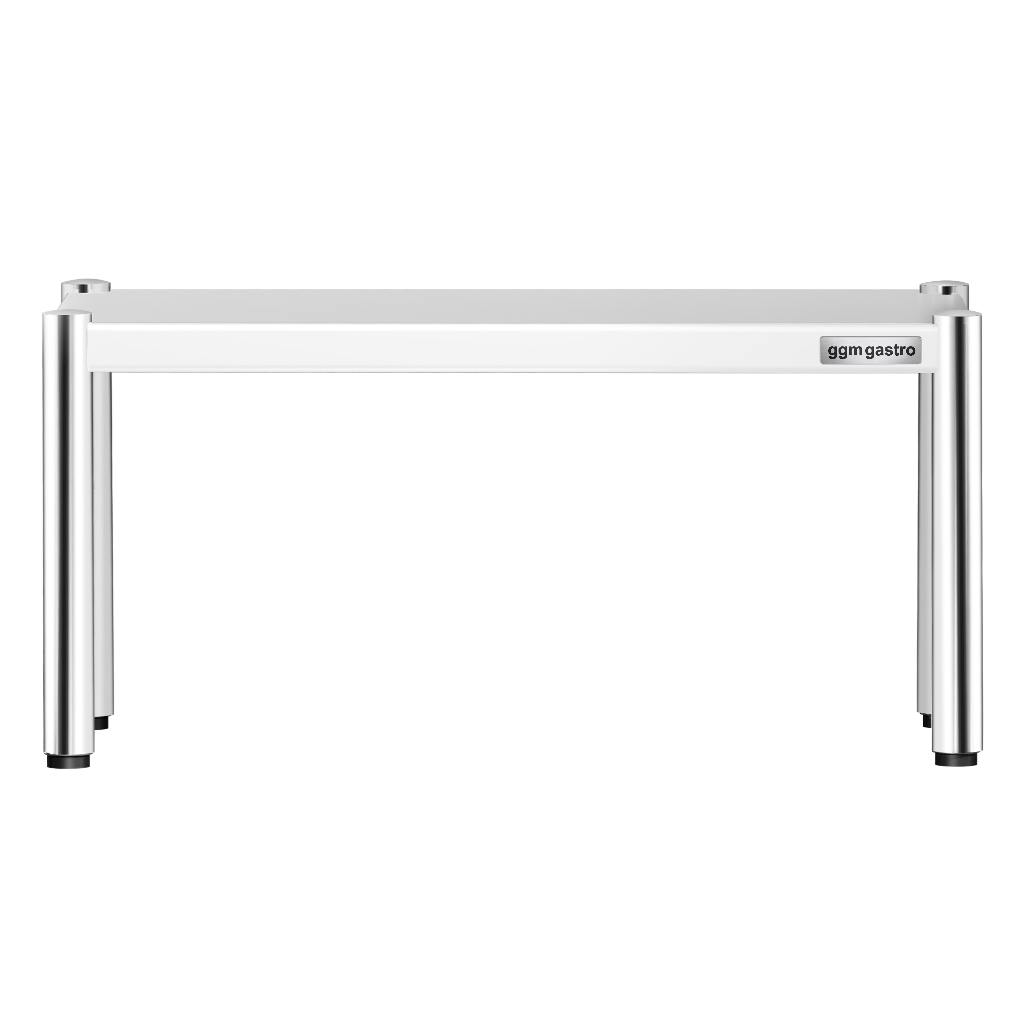 Étagère supérieure en inox – 1 niveau – 1000 × 370 mm – hauteur réglable