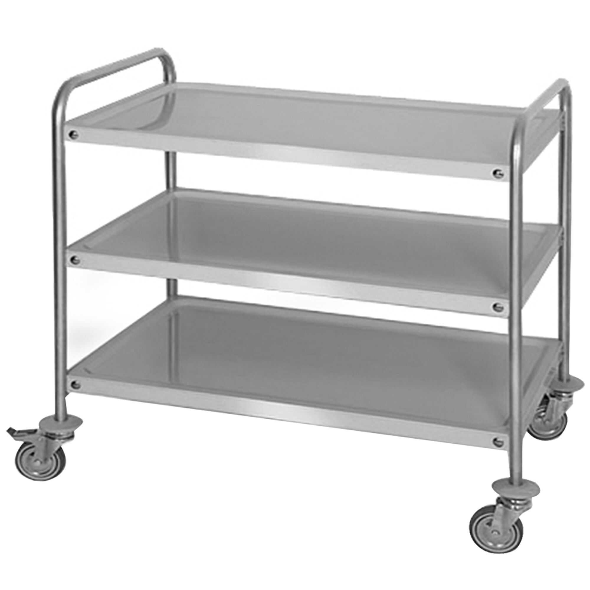 Chariot de service – 1200x600 mm – avec 3 surfaces de rangement
