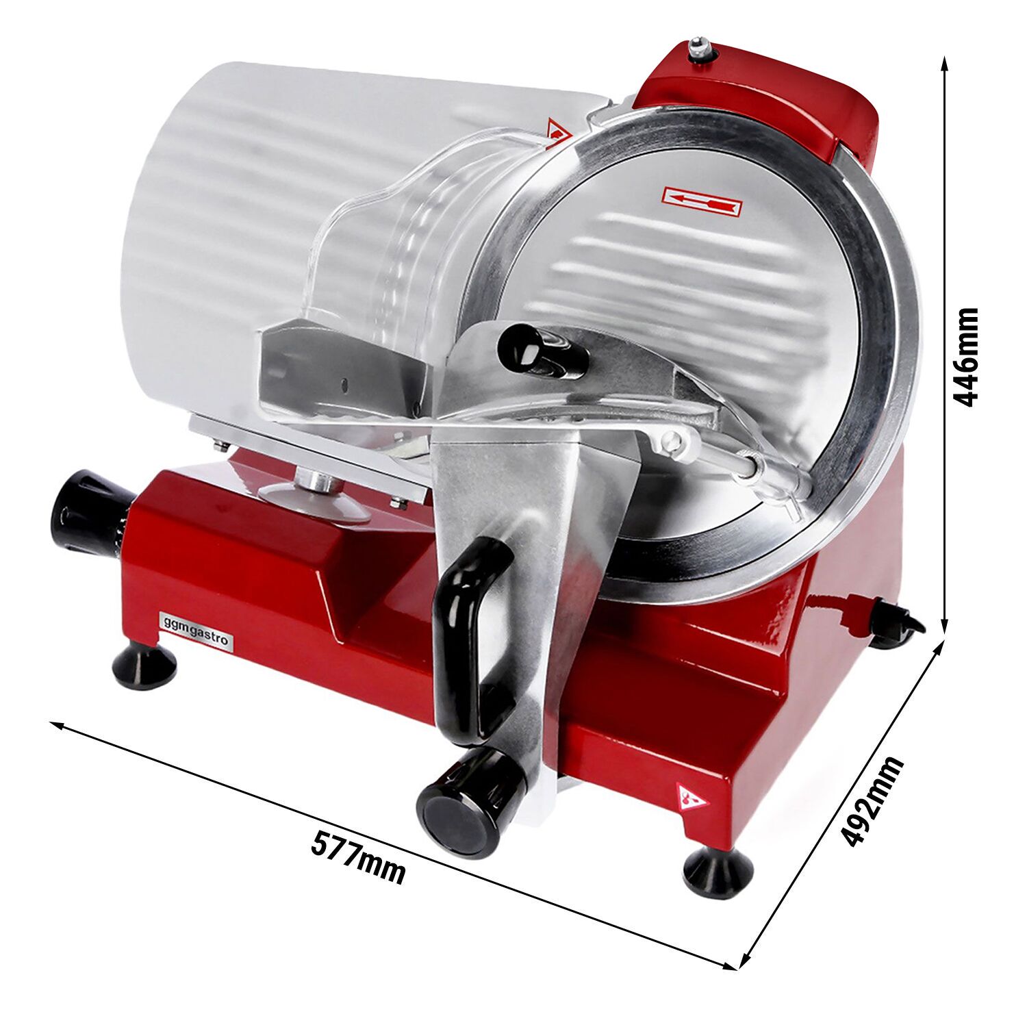 Trancheuse - 250 watts - lame : Ø 300 mm - Rouge