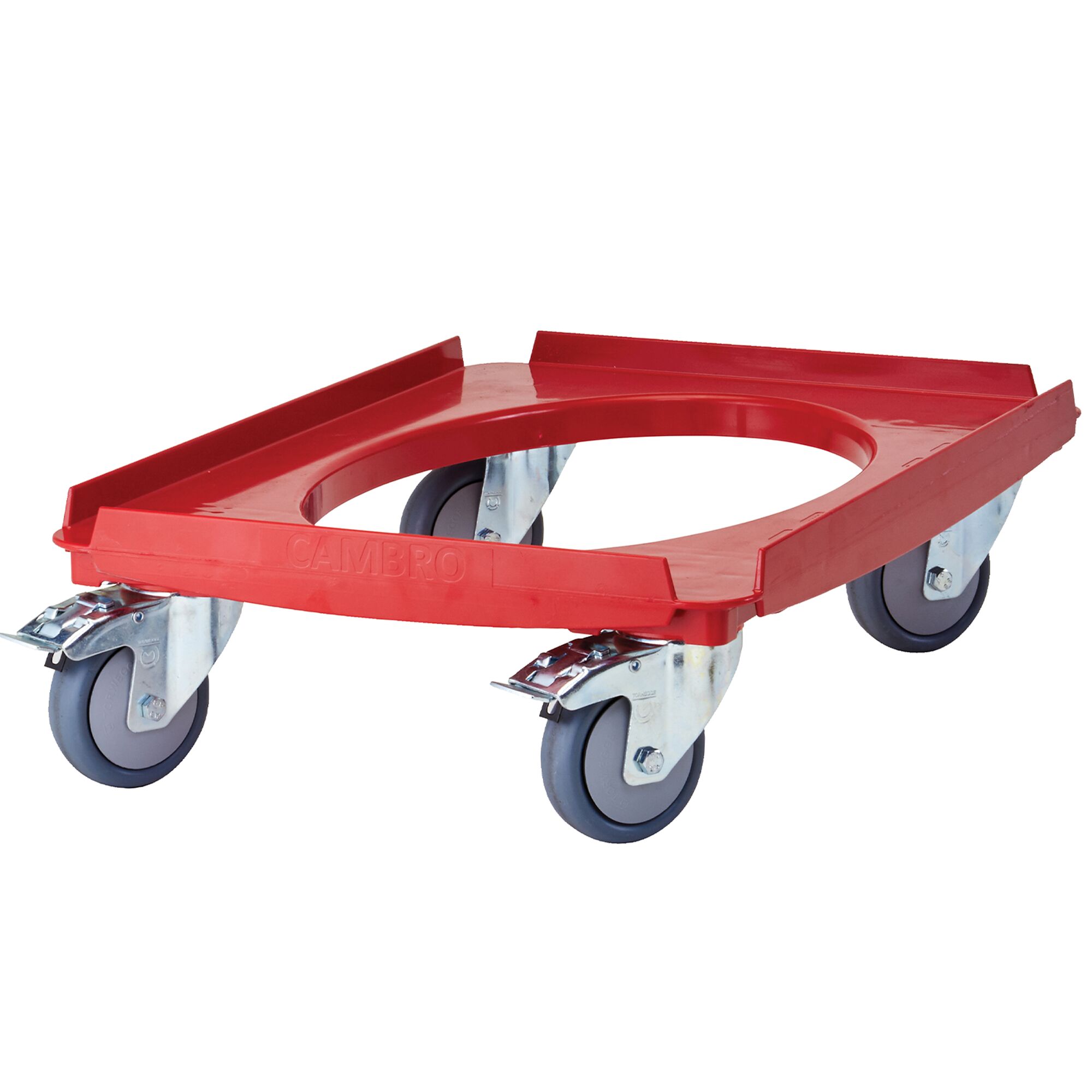 CAMBRO | CAMDOLLY® - Chariot de transport - Compatible avec toutes les boîtes EPP GN 1/1 - Rouge