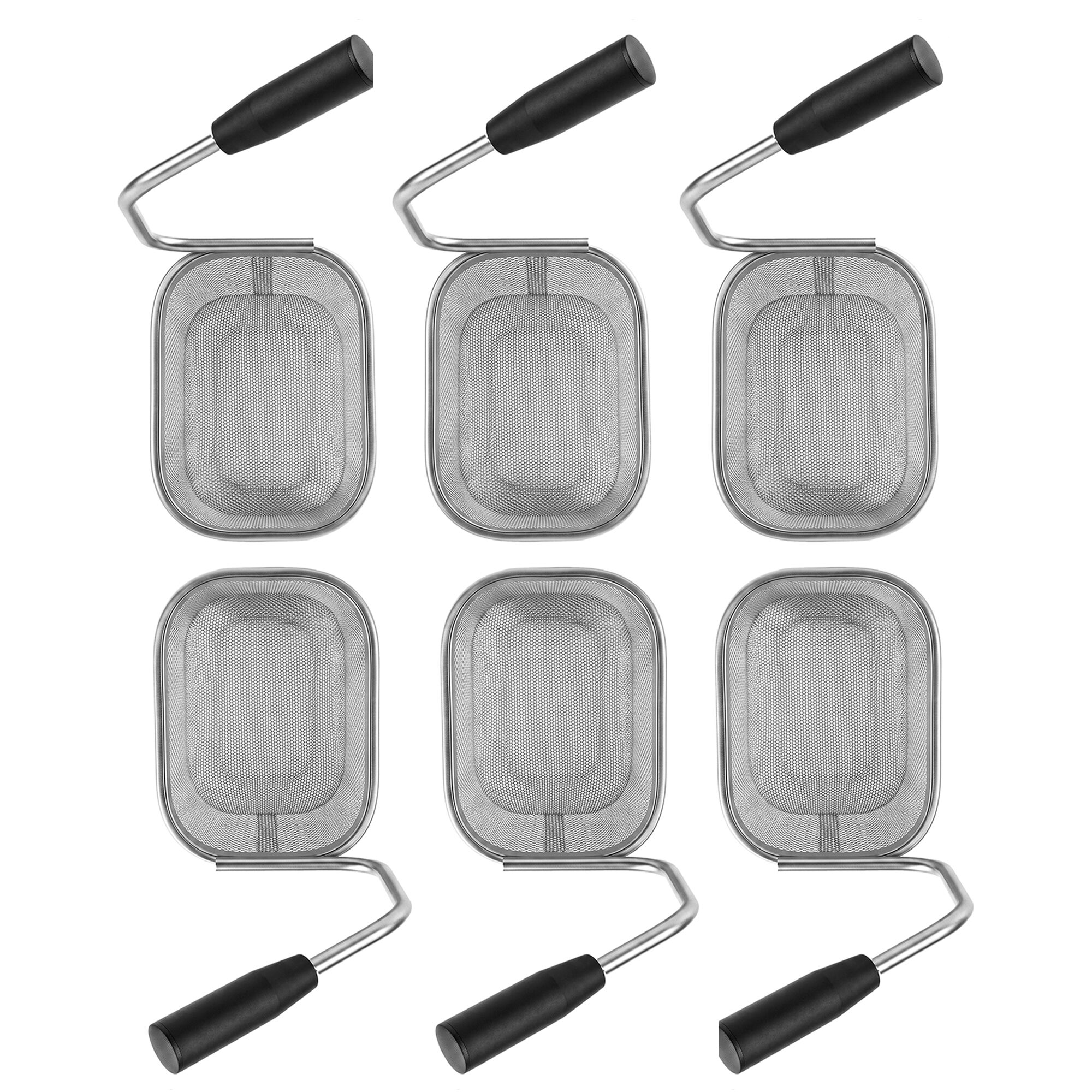 (6 pcs) Panier à pâtes GN 1/6 - Set