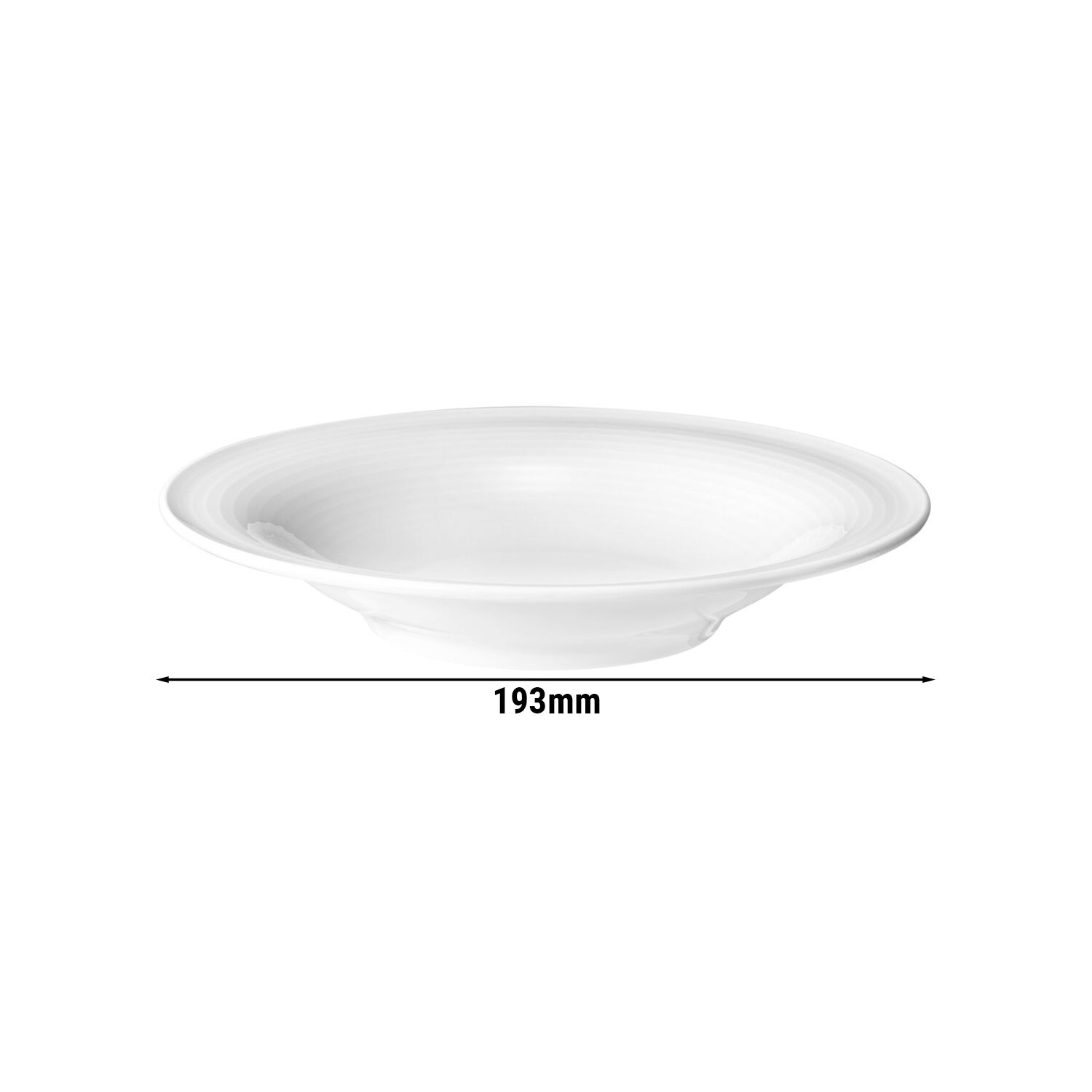 (6 Stück) SELTMANN WEIDEN | Salatteller - Ø 190mm - Weiß