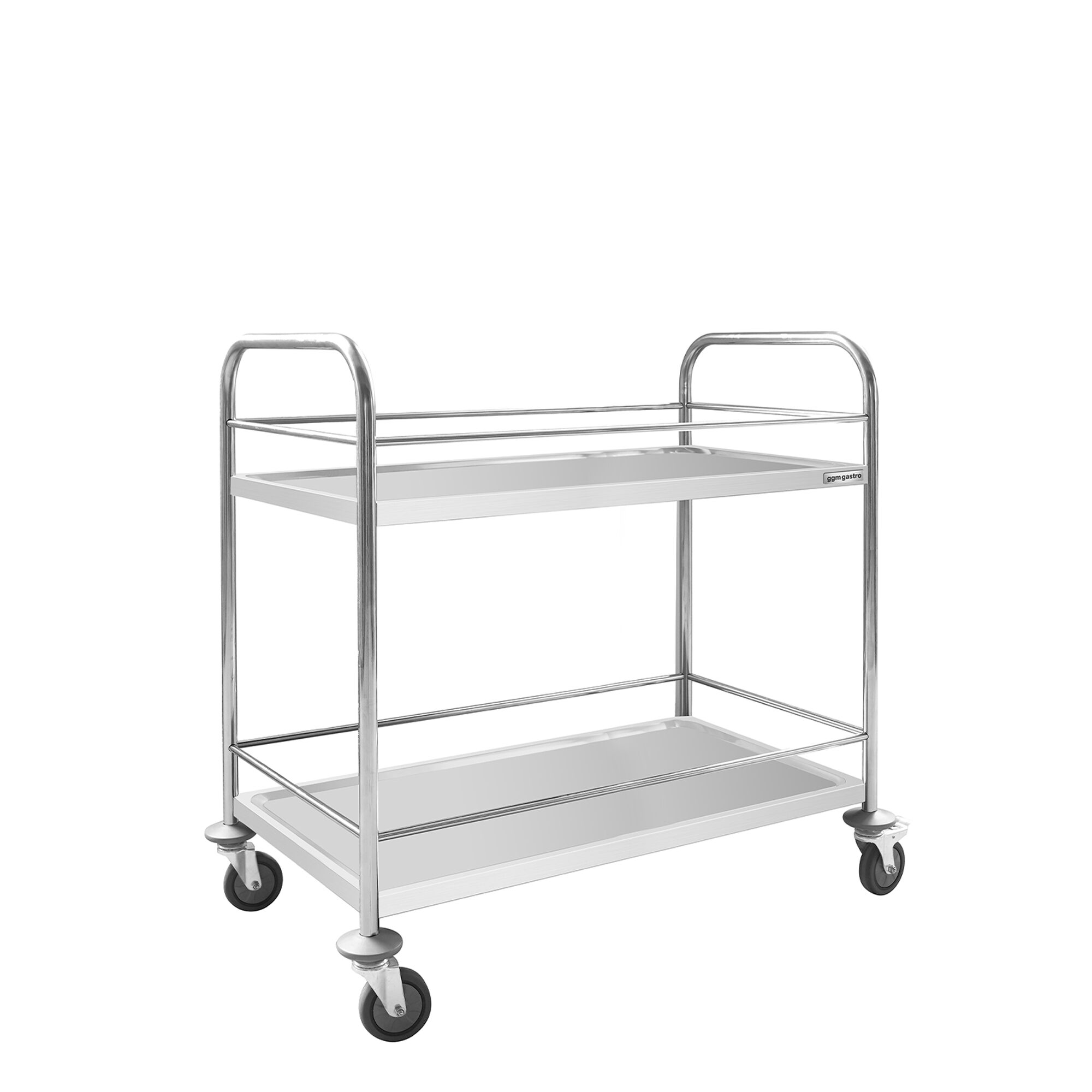 Chariot de service – 845x525 mm – avec 2 surfaces de rangement & renfort