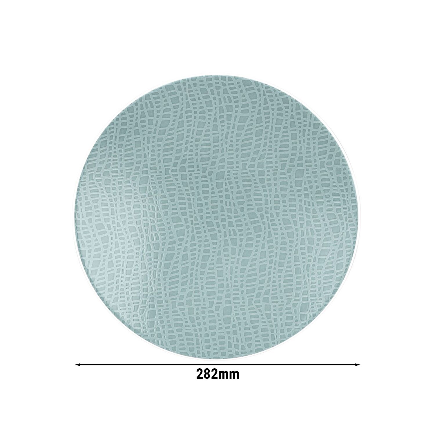 (6 pièces) SELTMANN WEIDEN | Assiette coupe – plate – Ø 280 mm – Turquoise