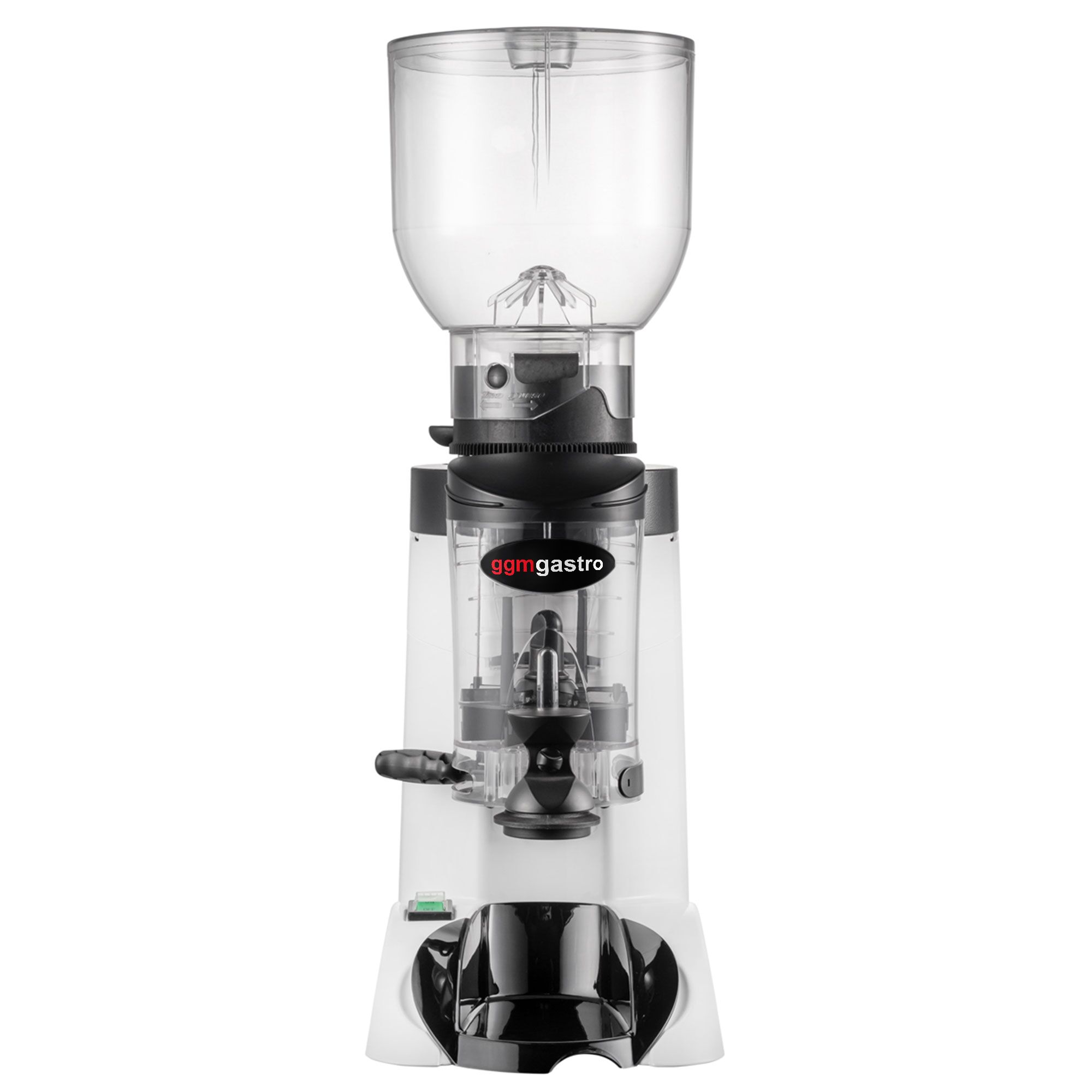 Commercial Coffee Grinder - 2kg - 63dB - with Dispenser (Doser) - White