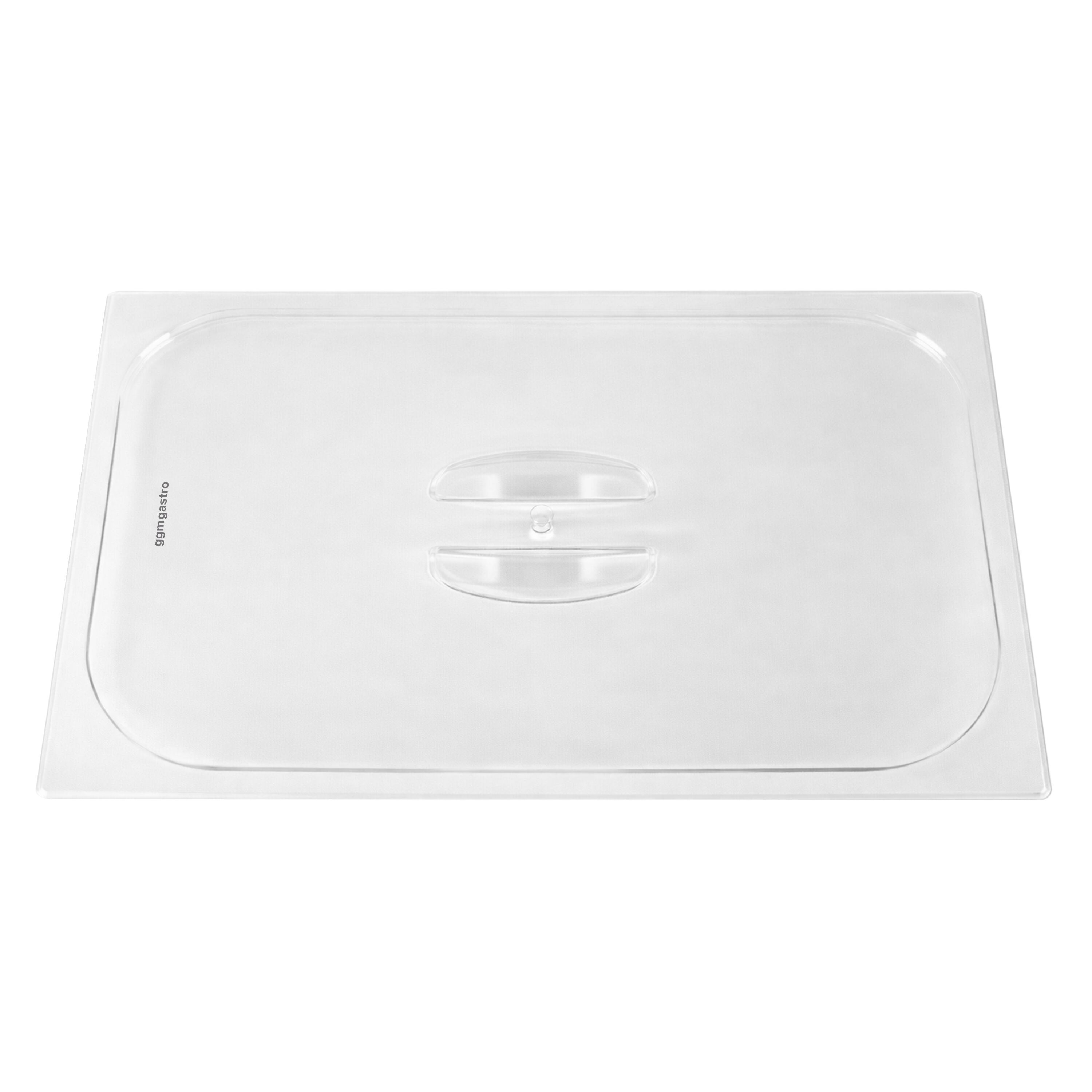 (6 pièces) Couvercle en Polycarbonate - GN 1/1 - Transparent - 530 x 325 x 27 mm