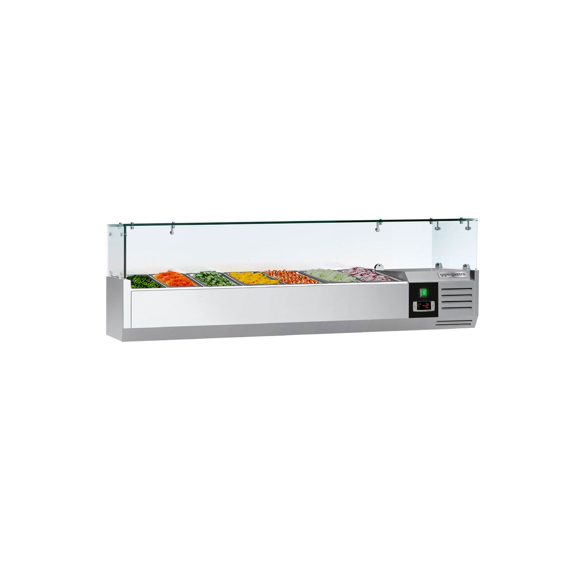 Vitrine Réfrigérée à Ingrédients PREMIUM - 1500x335mm - 7x GN 1/4