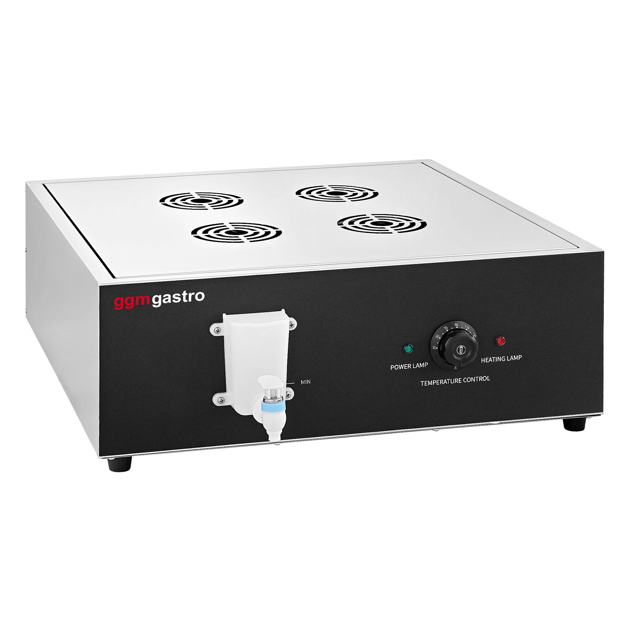 Cuiseur vapeur Dim Sum Professionnel - 2,5kW - avec armoire vapeur 5 tiroirs