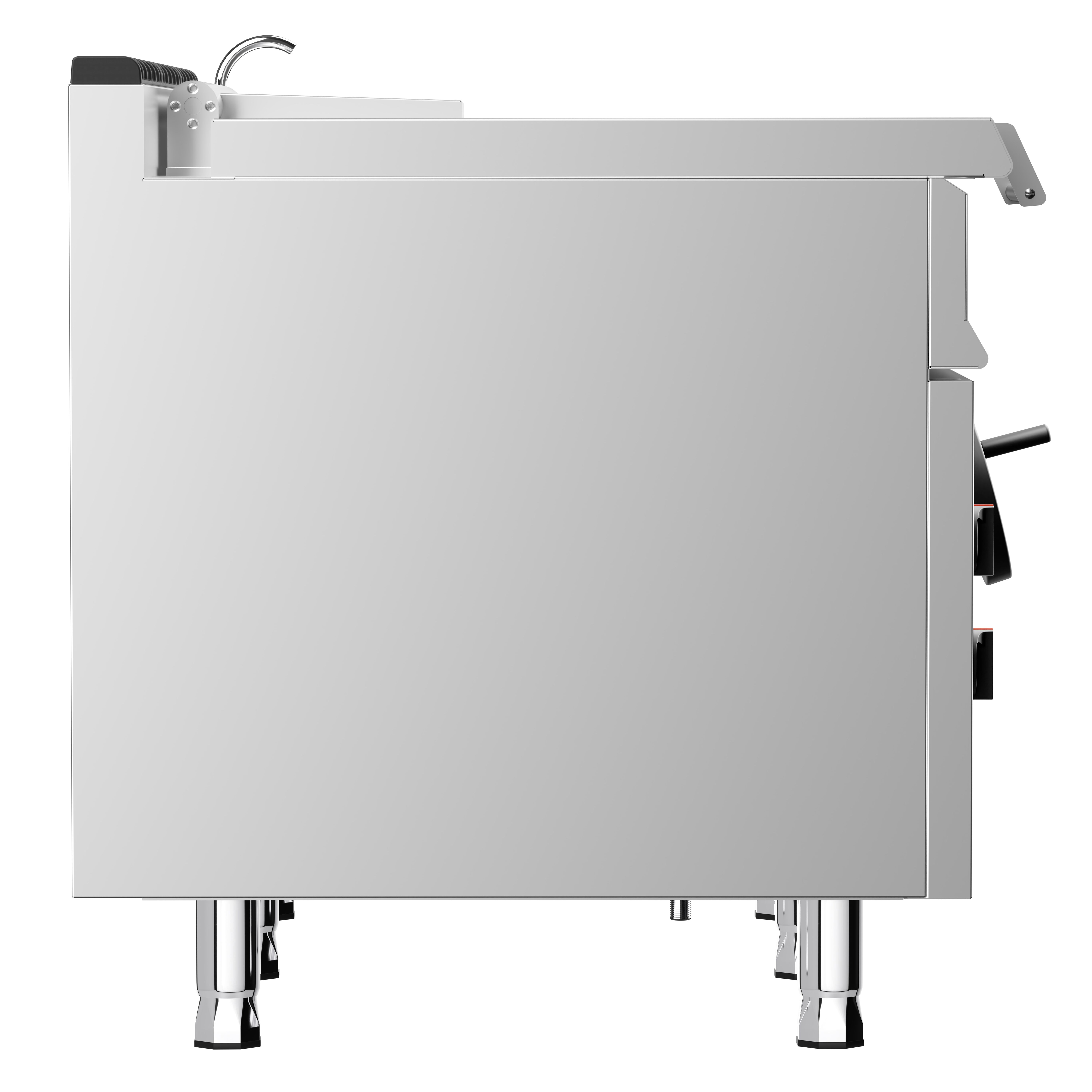 Poêle basculante électrique - 120 litres - 19 kW - avec volant manuel et raccordement d’eau