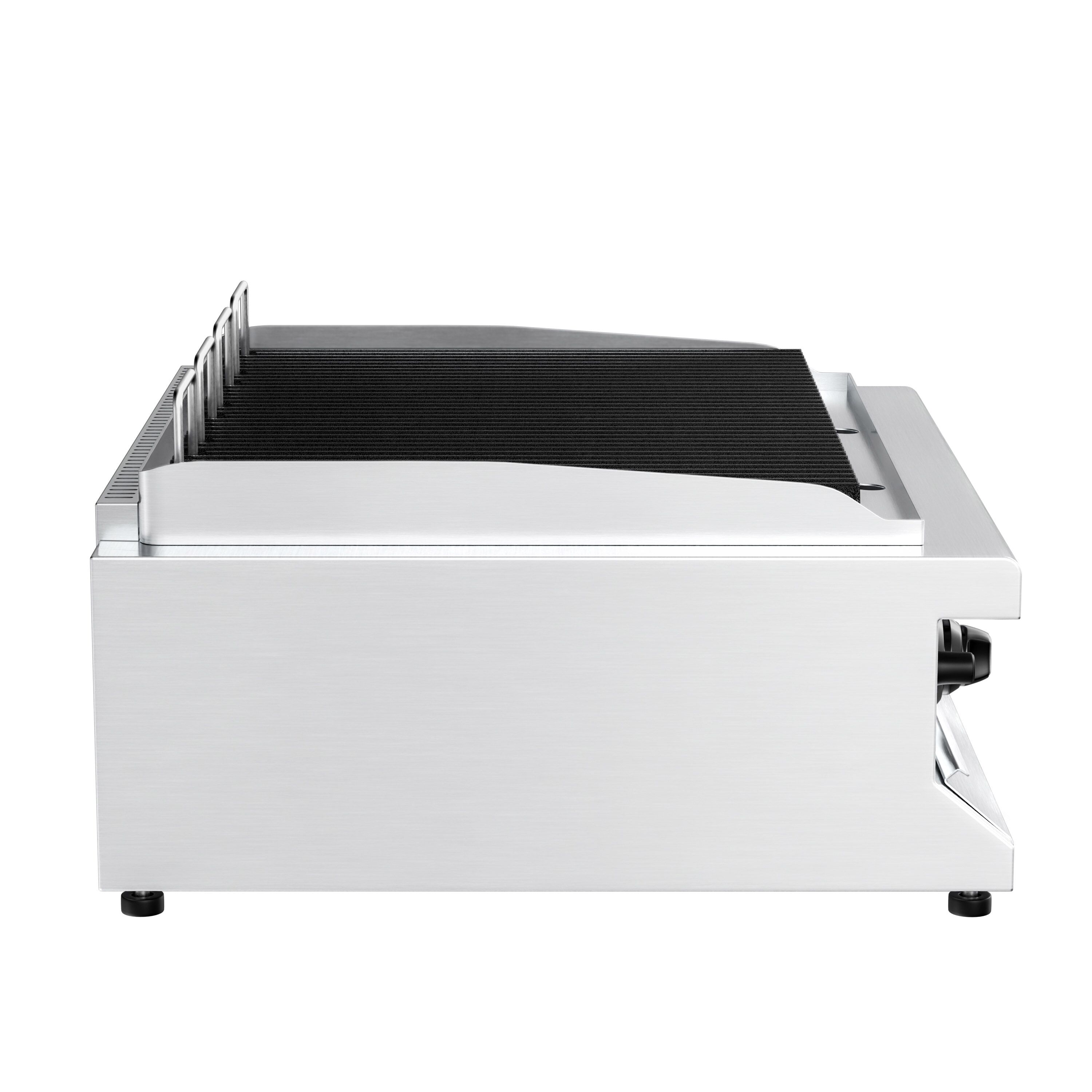 Barbecue à gaz professionnel - 10,4kW - de table - P730mm - 4 grilles de cuisson - grilles de cuisson en fonte