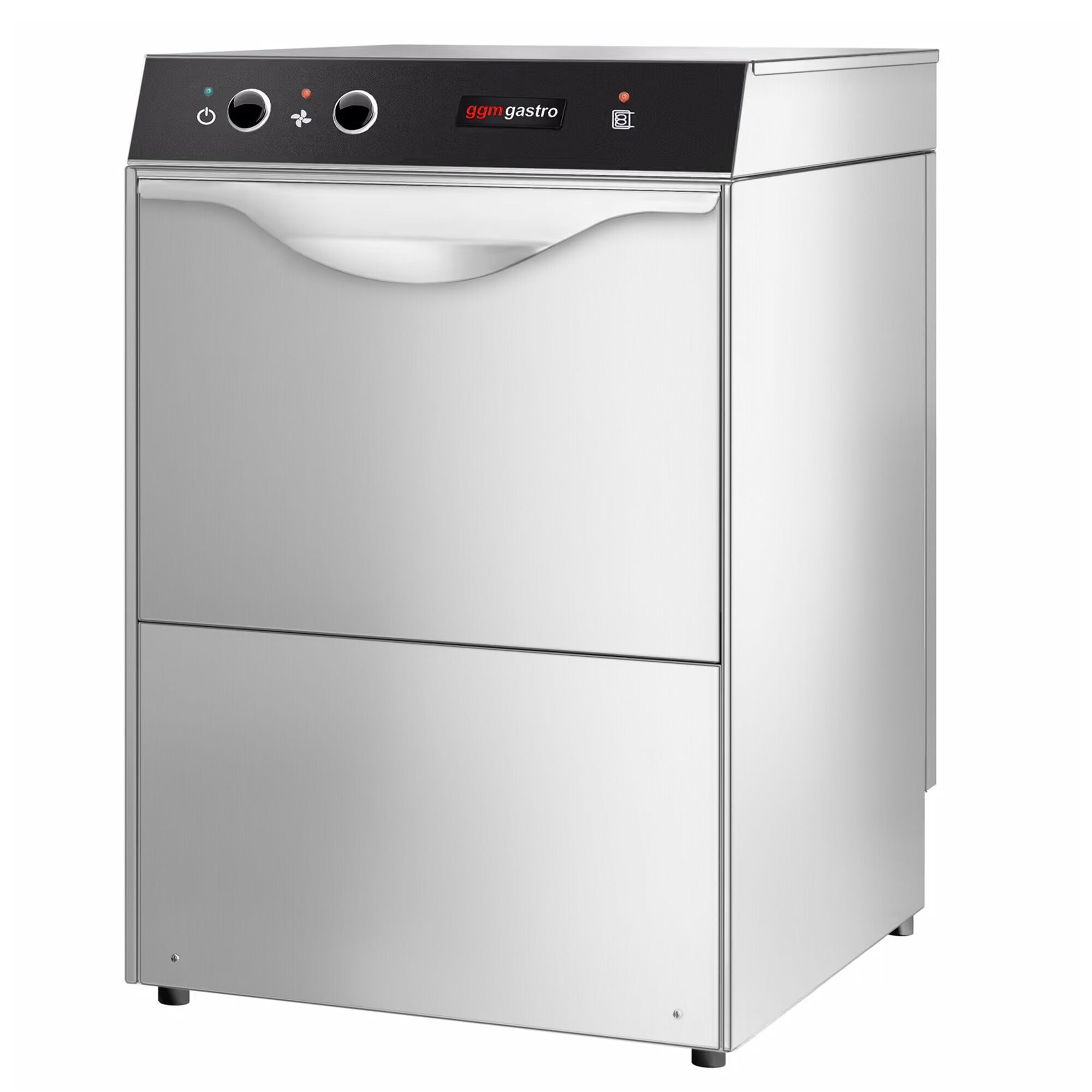 Glazenspoelmachine - 40x40cm - Mechanisch - 2,97kW - met wasmiddeldoseerpomp & naglansmiddeldoseerpomp