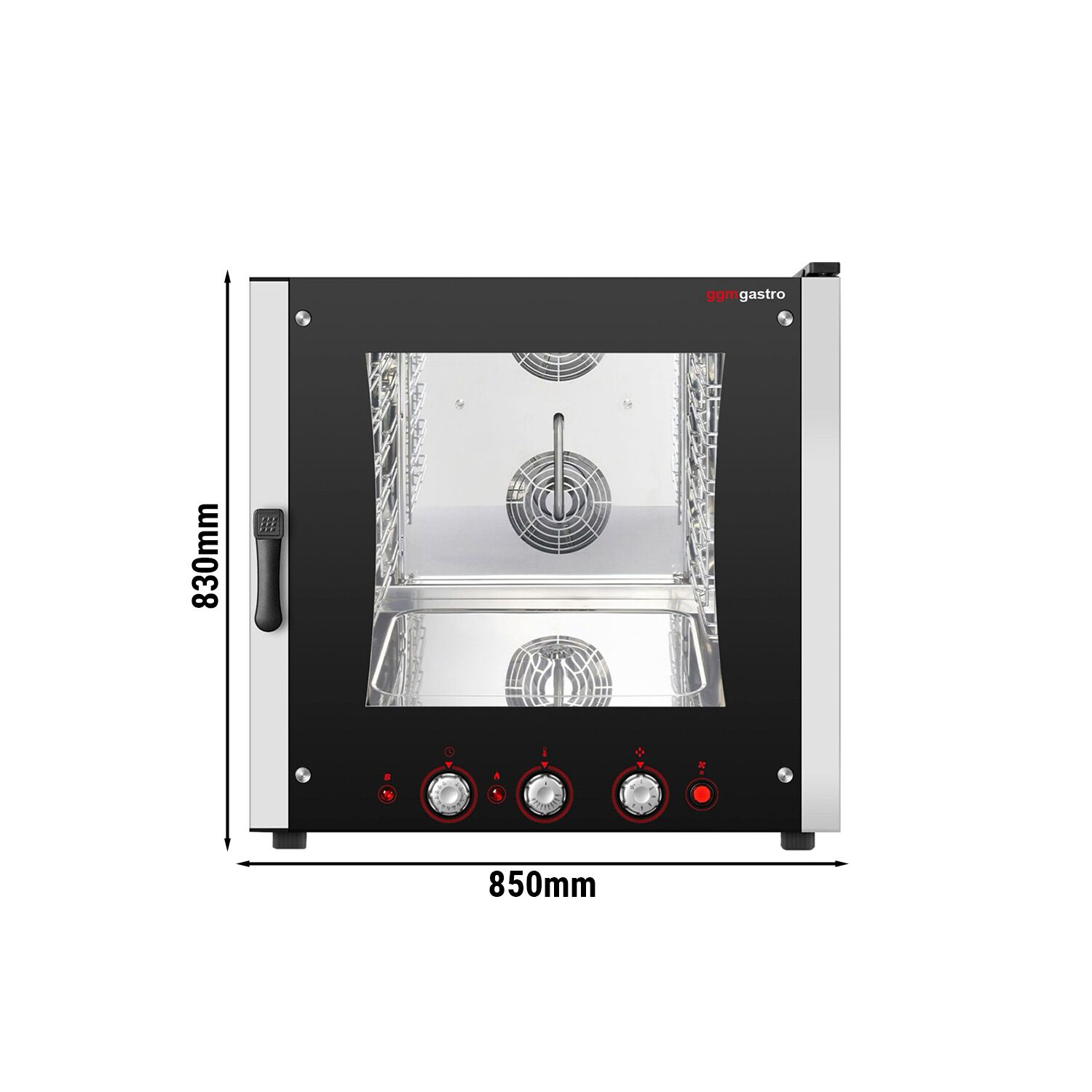 Four mixte de boulangerie – Manuel – 6x GN 1/1 ou EN 600 × 400