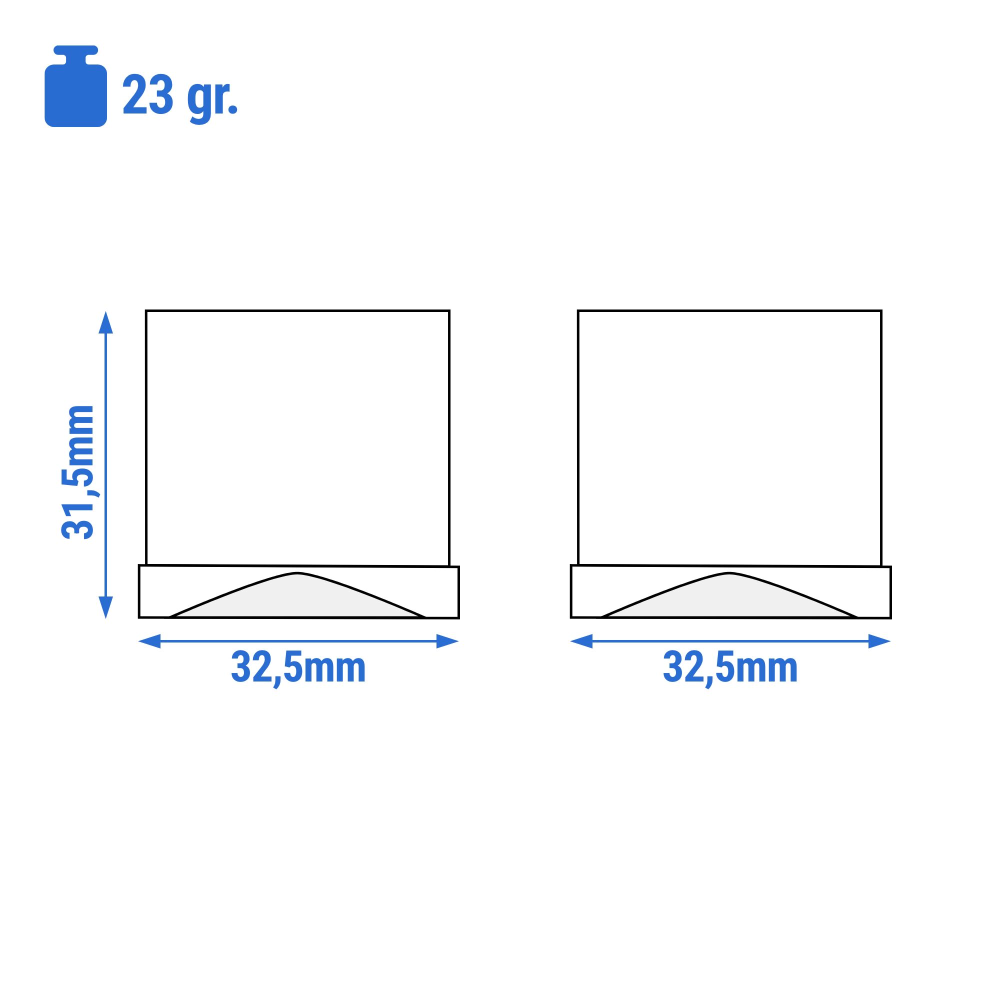 Premium PLUS jégkockakészítő – kocka – 30 kg/24 óra