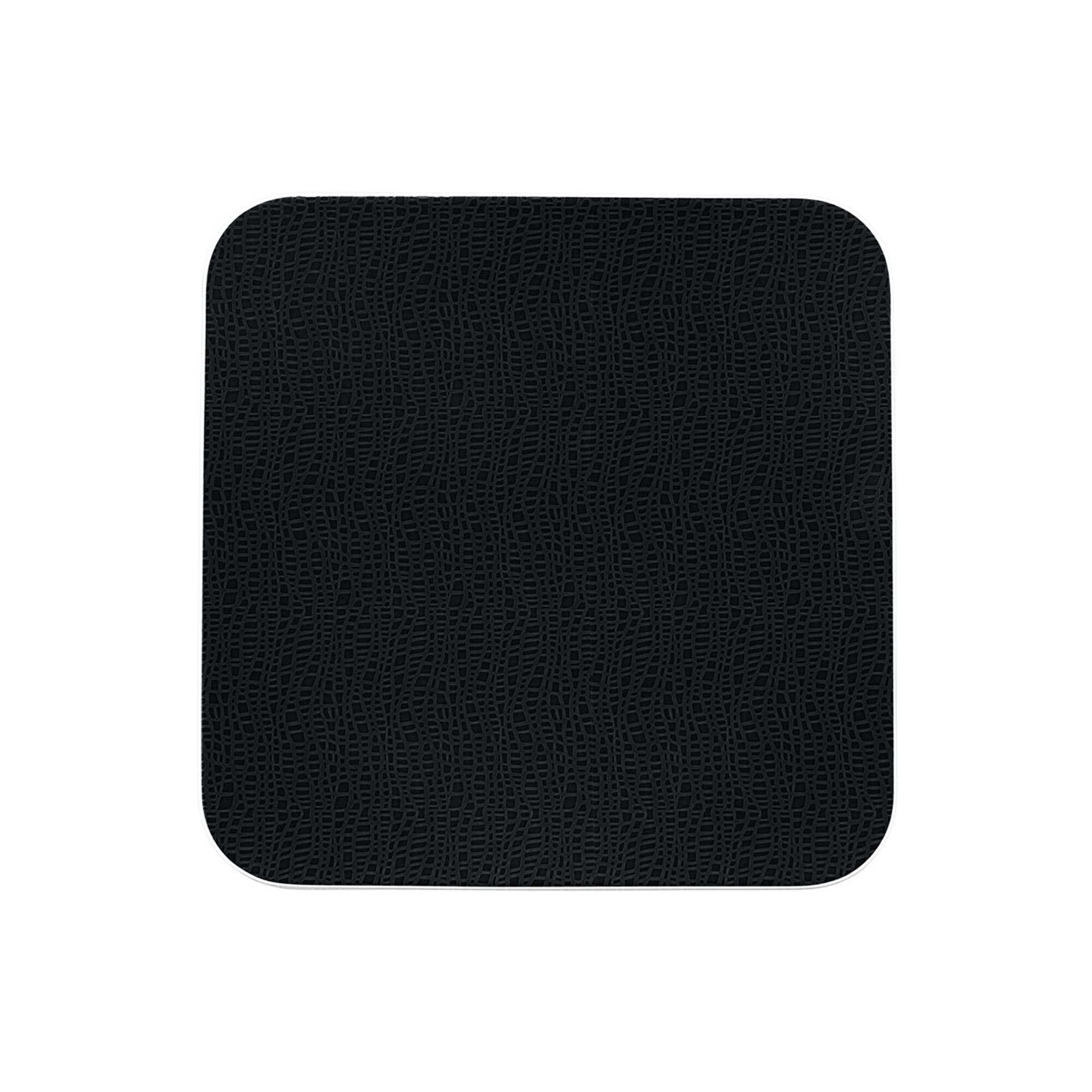 (6 pièces) SELTMANN WEIDEN | Assiette coupe – plate carrée – 260 × 260 mm – Noir