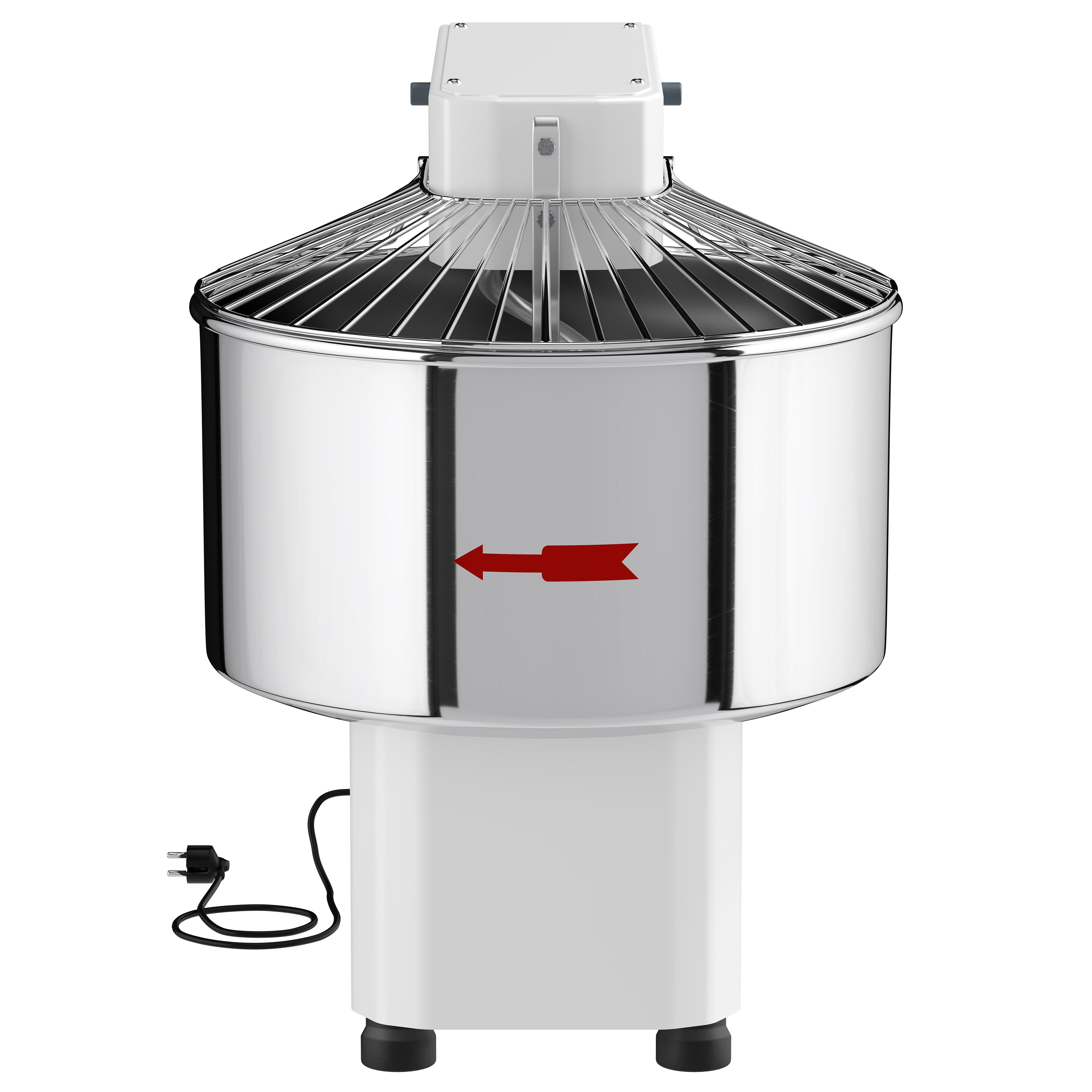 Pétrin à Pâte / Pétrin à spirale - 53 Litres / 44 kg - 2 Vitesses - avec Cuve Fixe - Fonction Minuterie