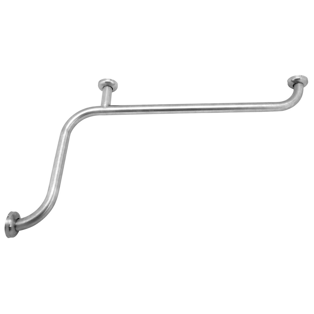 Barre d’appui coudée 90° - Acier inoxydable - Longueur: 350mm