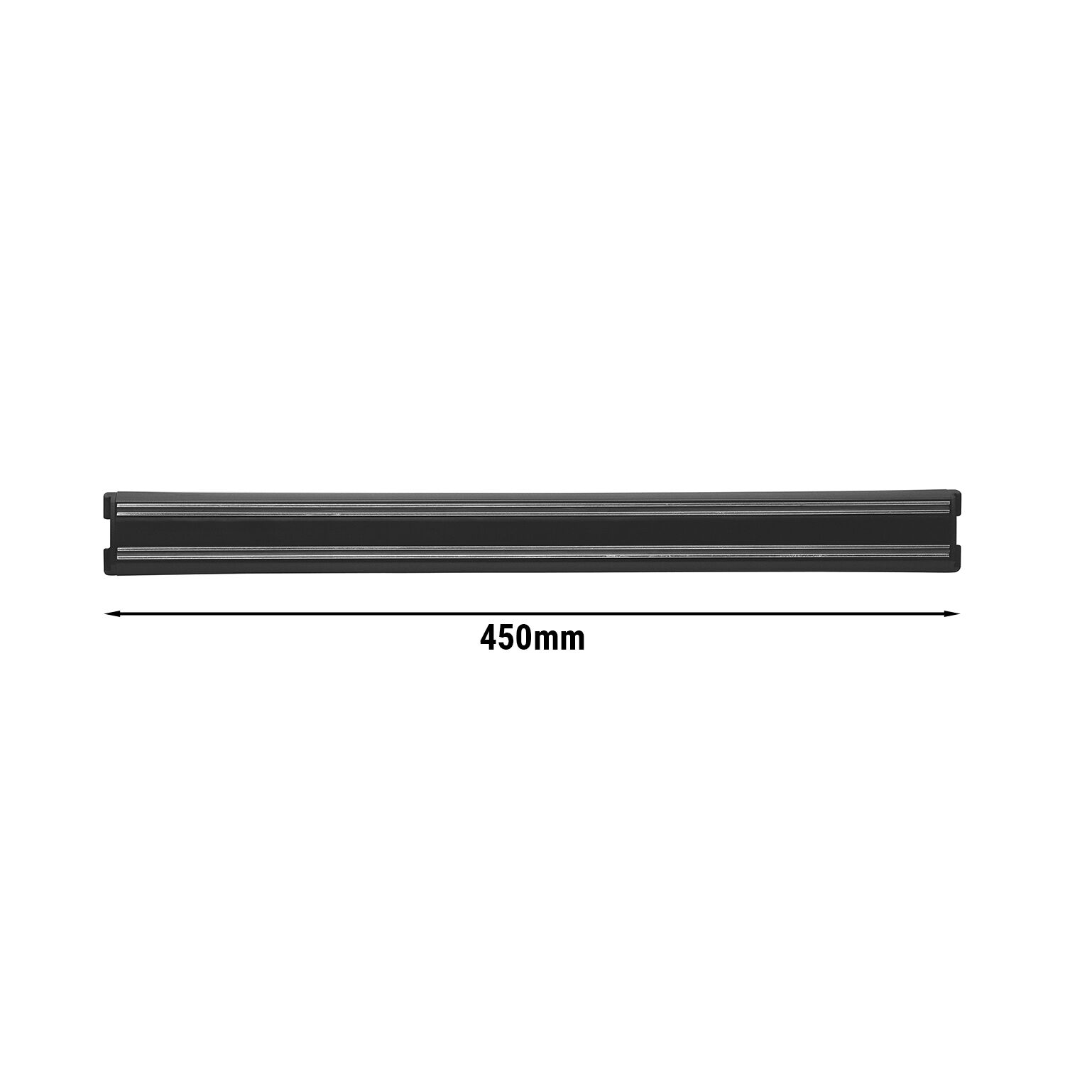 ZWILLING | Wall-Mounted Magnetic Knife Strip – 450mm - Black - Plastic