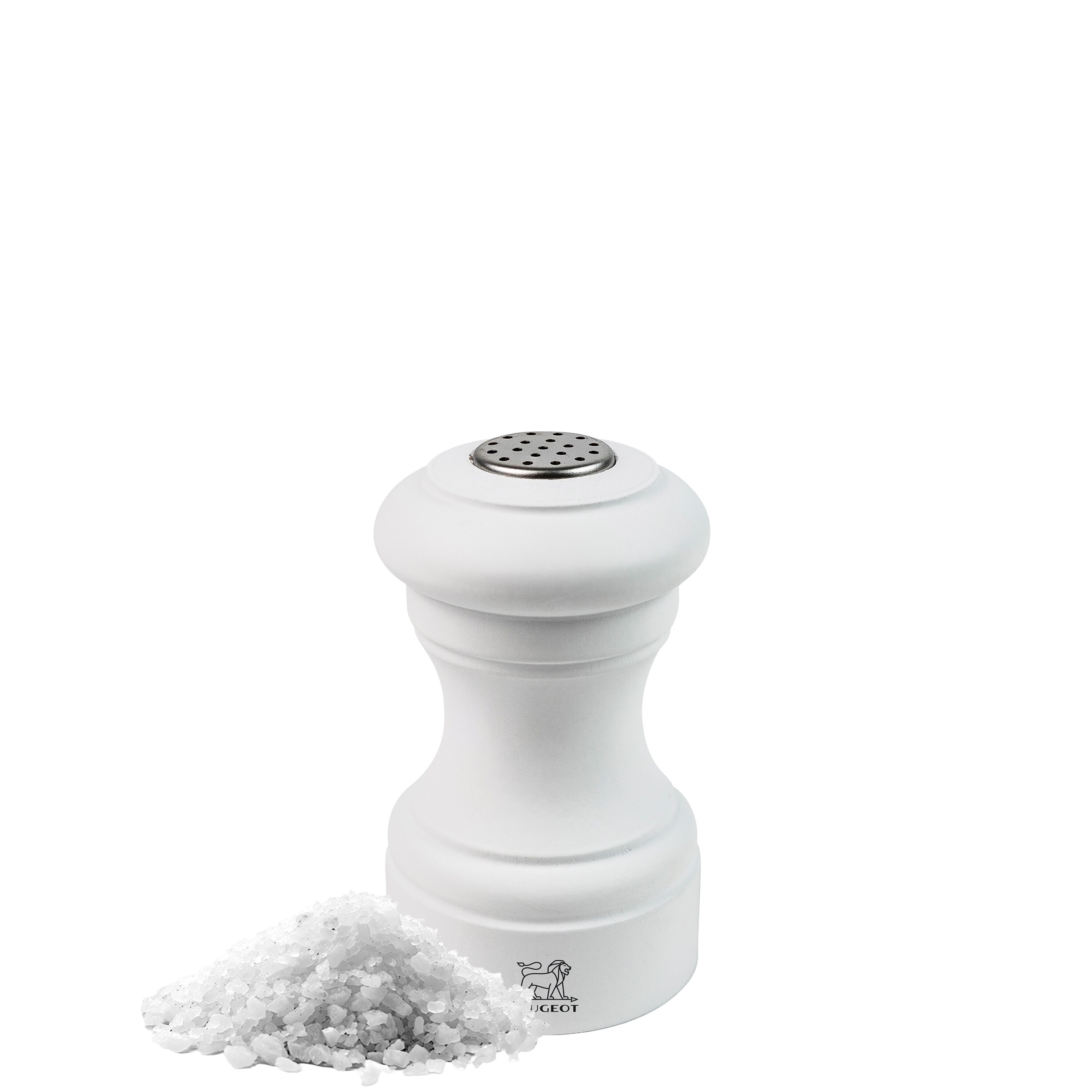(6 pièces) PEUGEOT | BISTRO - Salière - Bois - Blanc mat - Hauteur : 90 mm