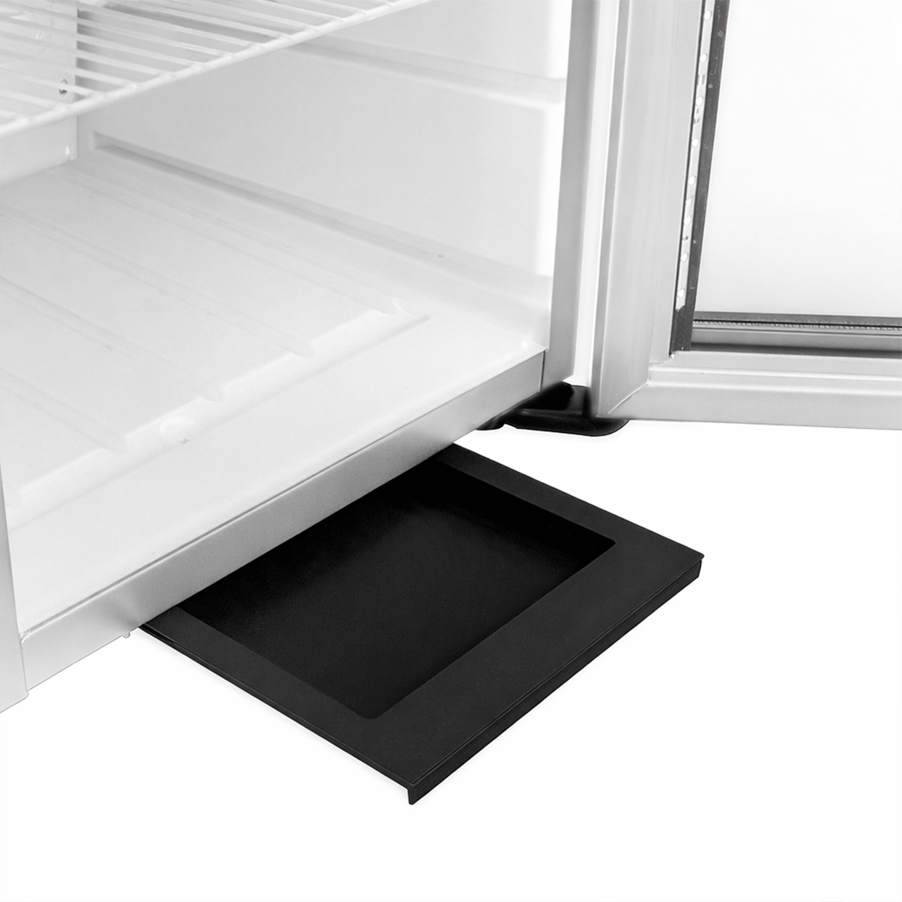 GASTRO-COOL | Minibar réfrigéré - 430 mm - 62 litres - avec 1 porte vitrée - Argent