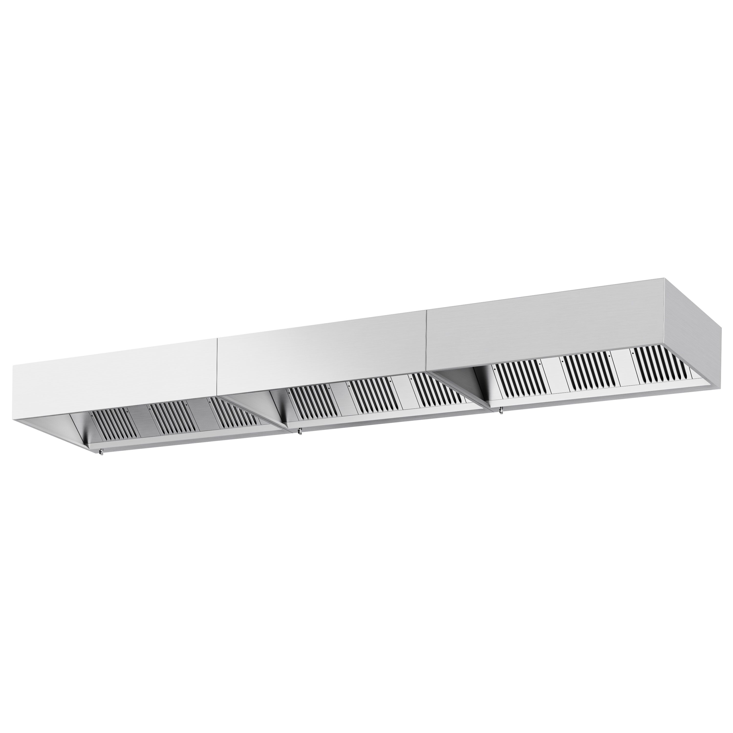 Afzuigkap doosmodel - 5600mm - met labyrintfilters & verlichting