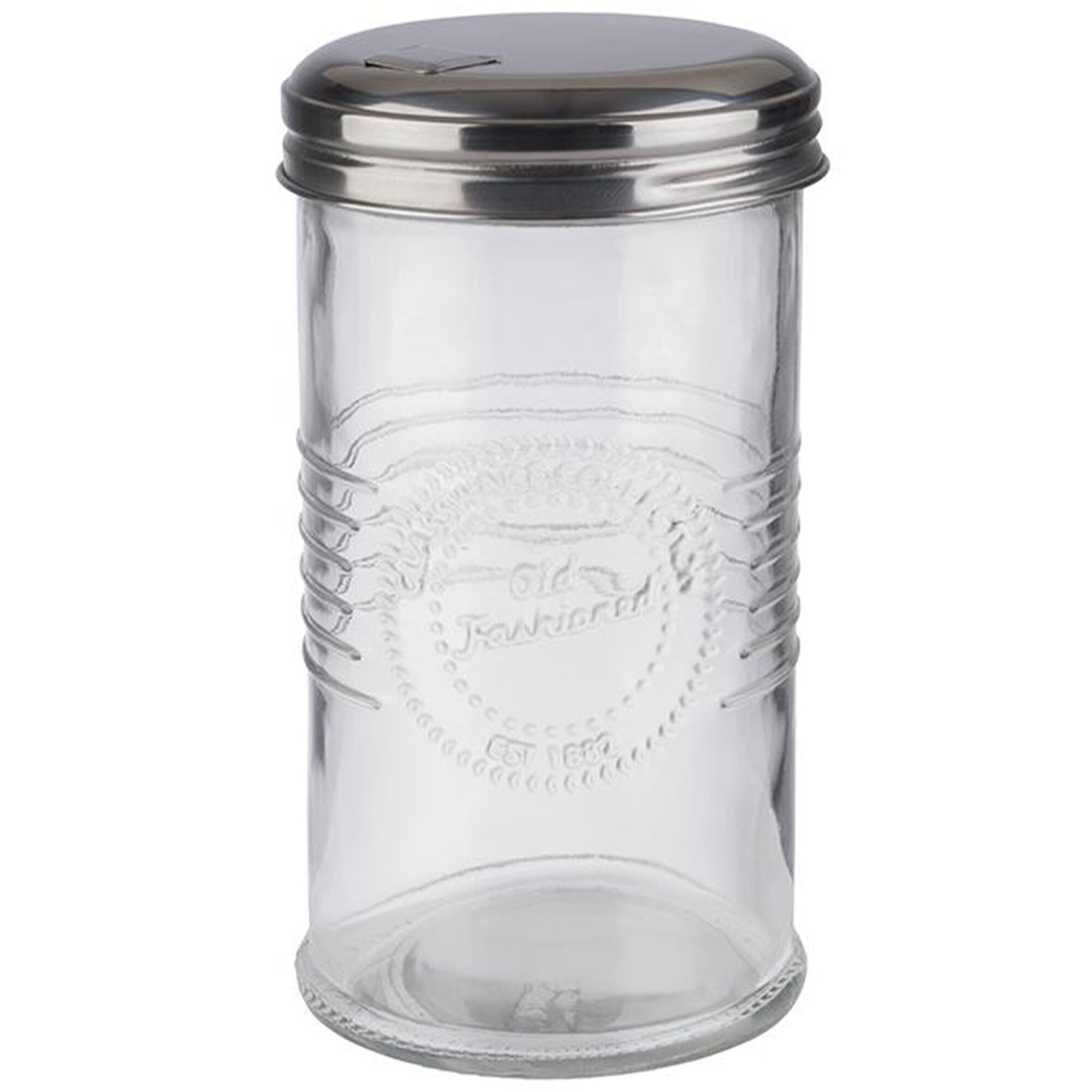 (6 pcs) Sucrier doseur - Rétro - Verre - 350ml - Hauteur:140mm