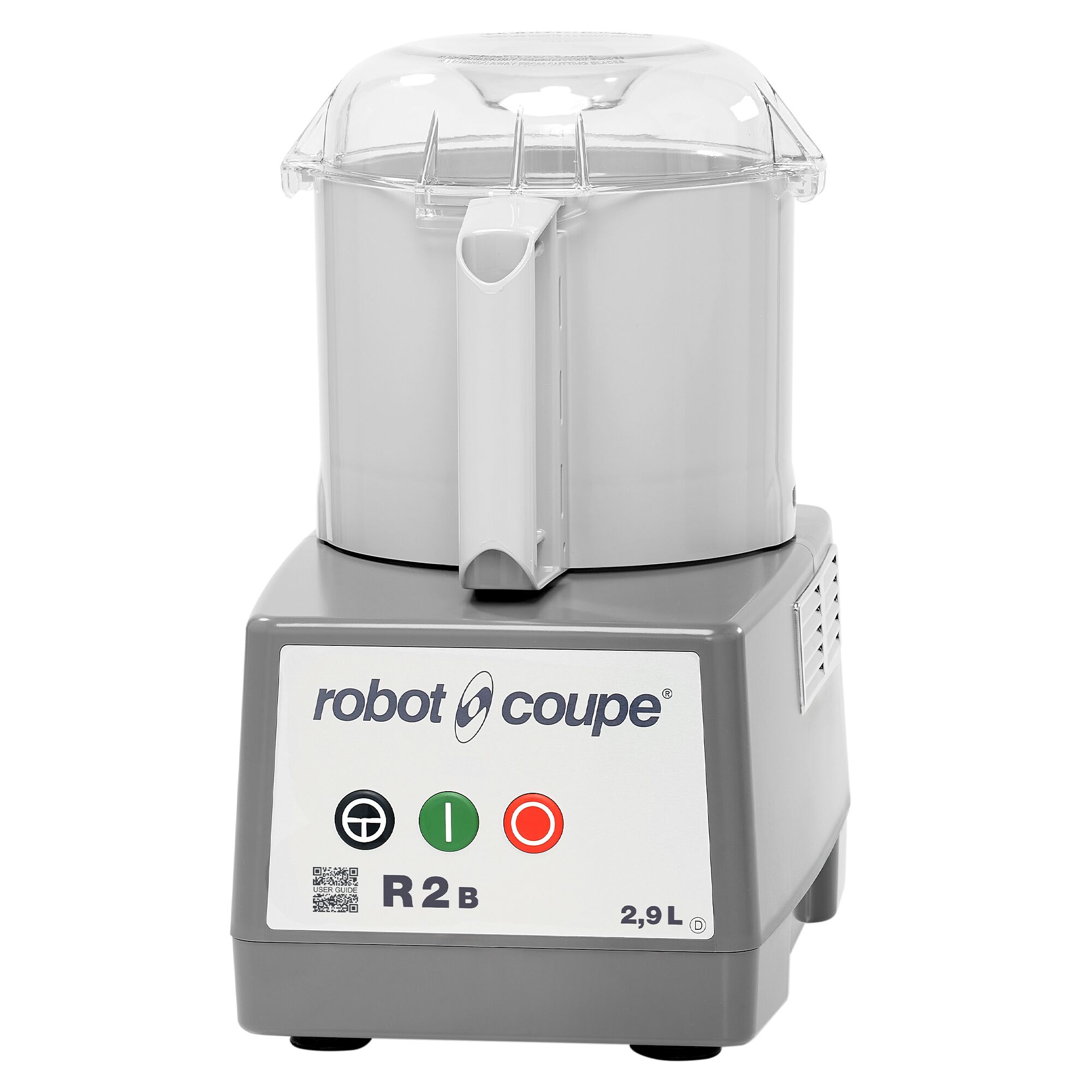 ROBOT COUPE | R 2B - Tischcutter / Hummus Cutter - 2,9 Liter - 550 Watt - 1500 U/min