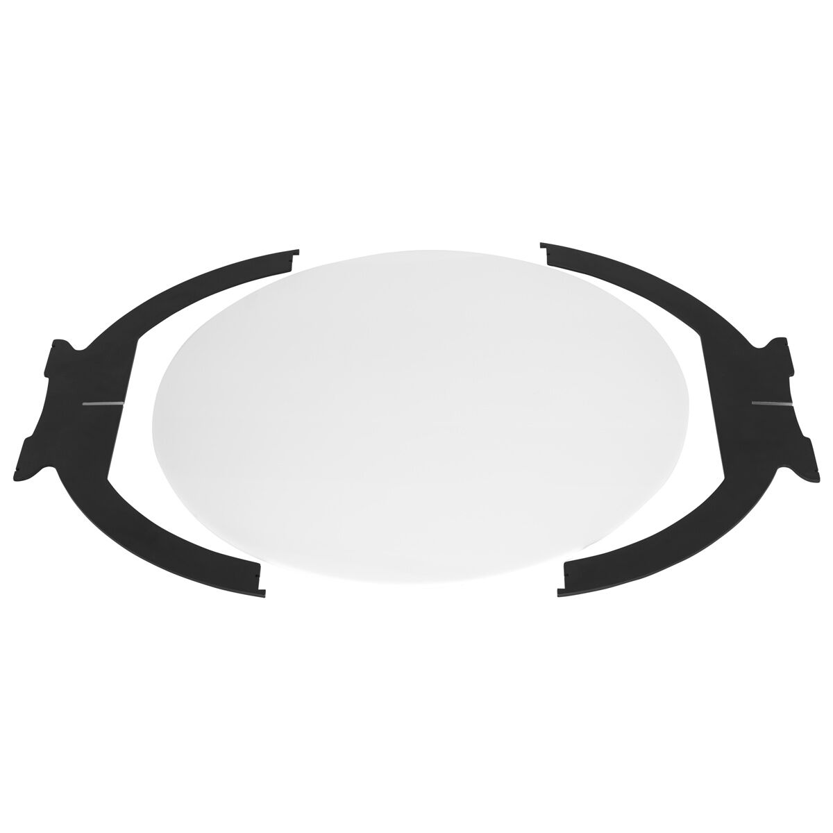Buffet Stand - Octopus - Powder-coated stainless steel - Black - round - Height: 270mm