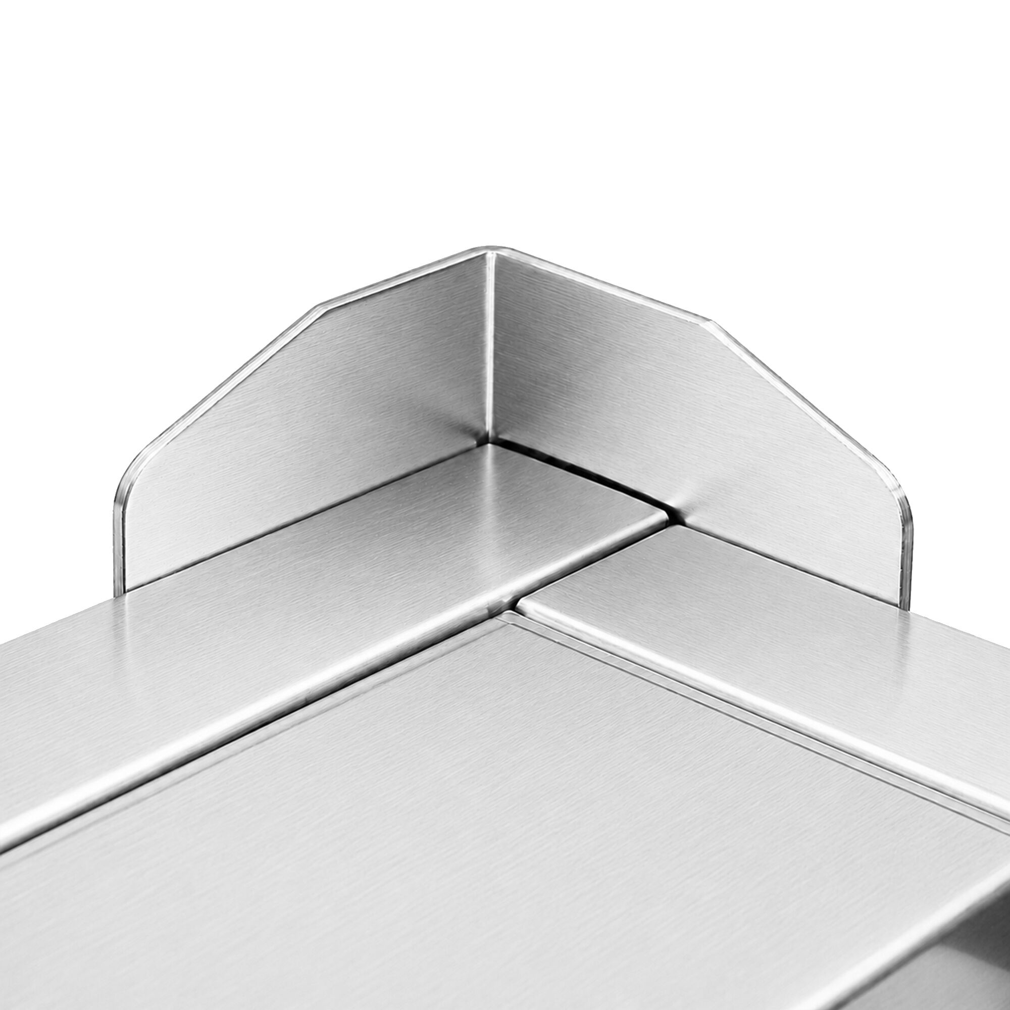 Untergestell für Geschirrspülmaschine - mit 2 Ablagen für Körbe 500x500mm