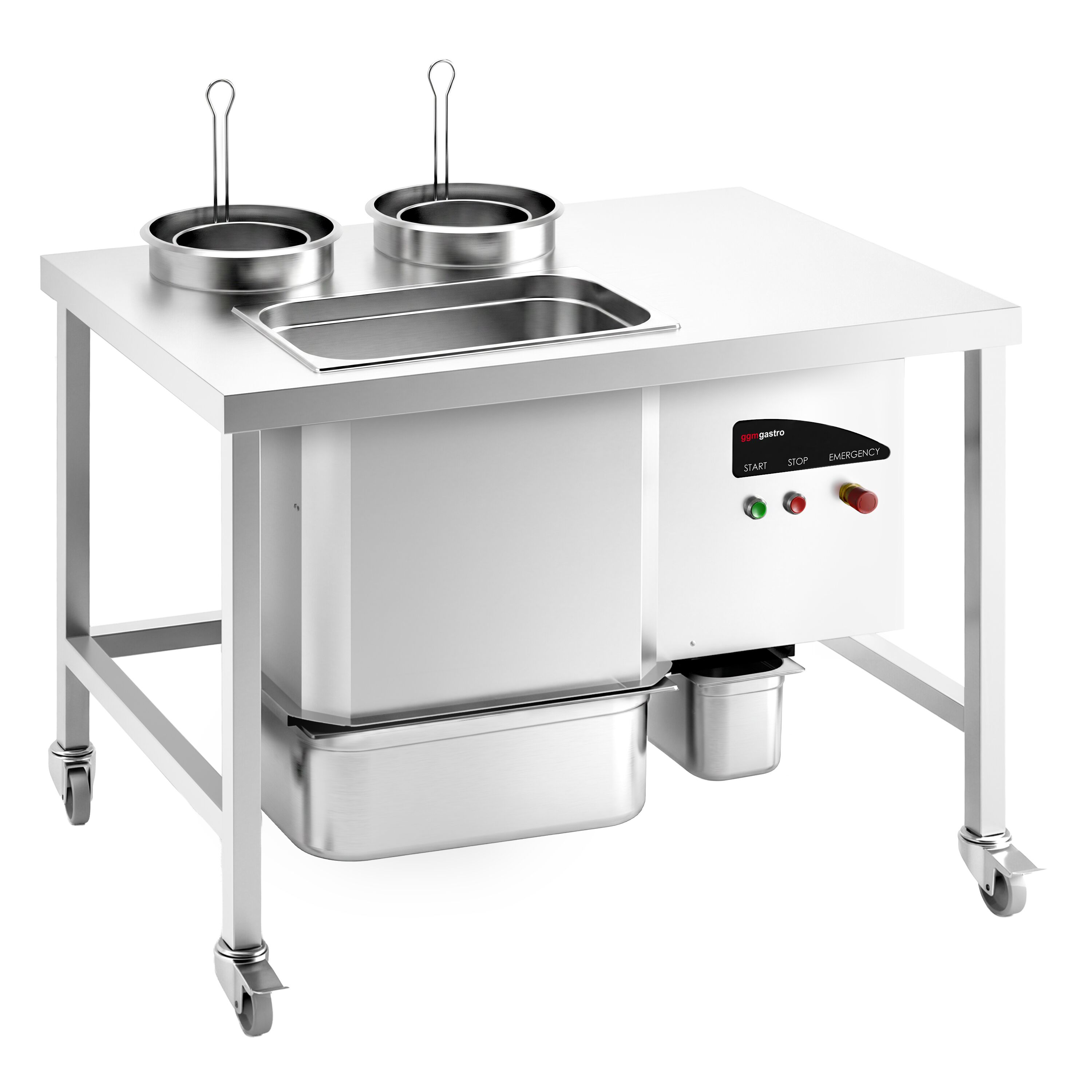 Paneringstation voor kip - 1130 mm - 5 kg/min