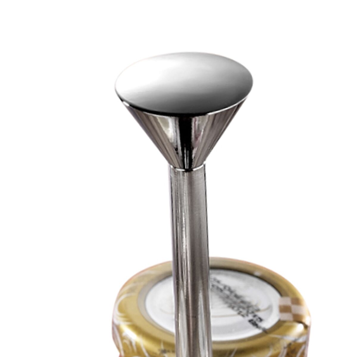(4 pcs) Jam Etagere / Buffet Stand - Stainless steel - Chrome - round - Ø115mm - with 3 shelves