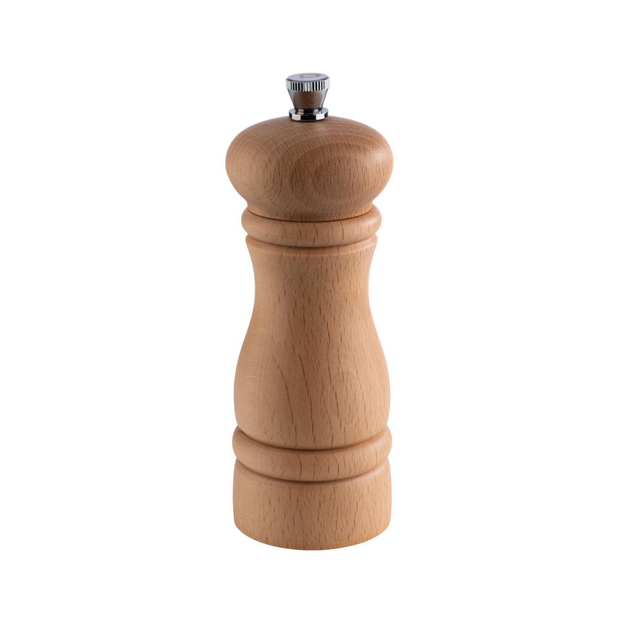 (6 pièces) Moulin à sel – ETERNAL – Bois – Hauteur : 155 mm – Beige