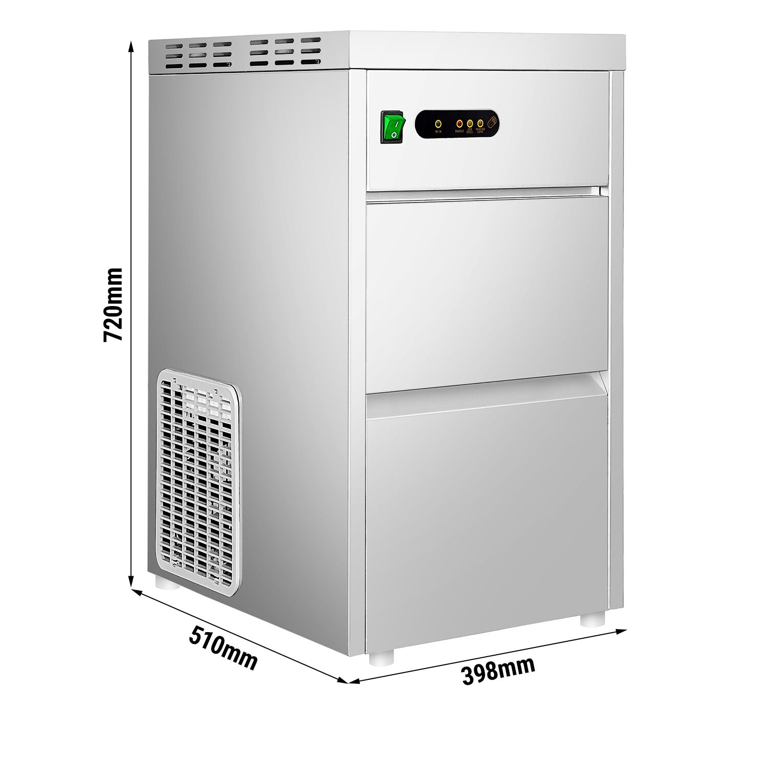 Machine à glace en grains - 50kg/24h